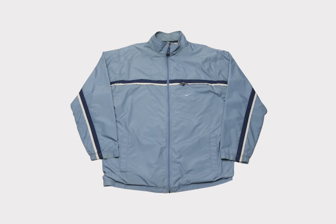[L] 00's 나이키 스우시 올드스쿨 바람막이 자켓 상품이미지1