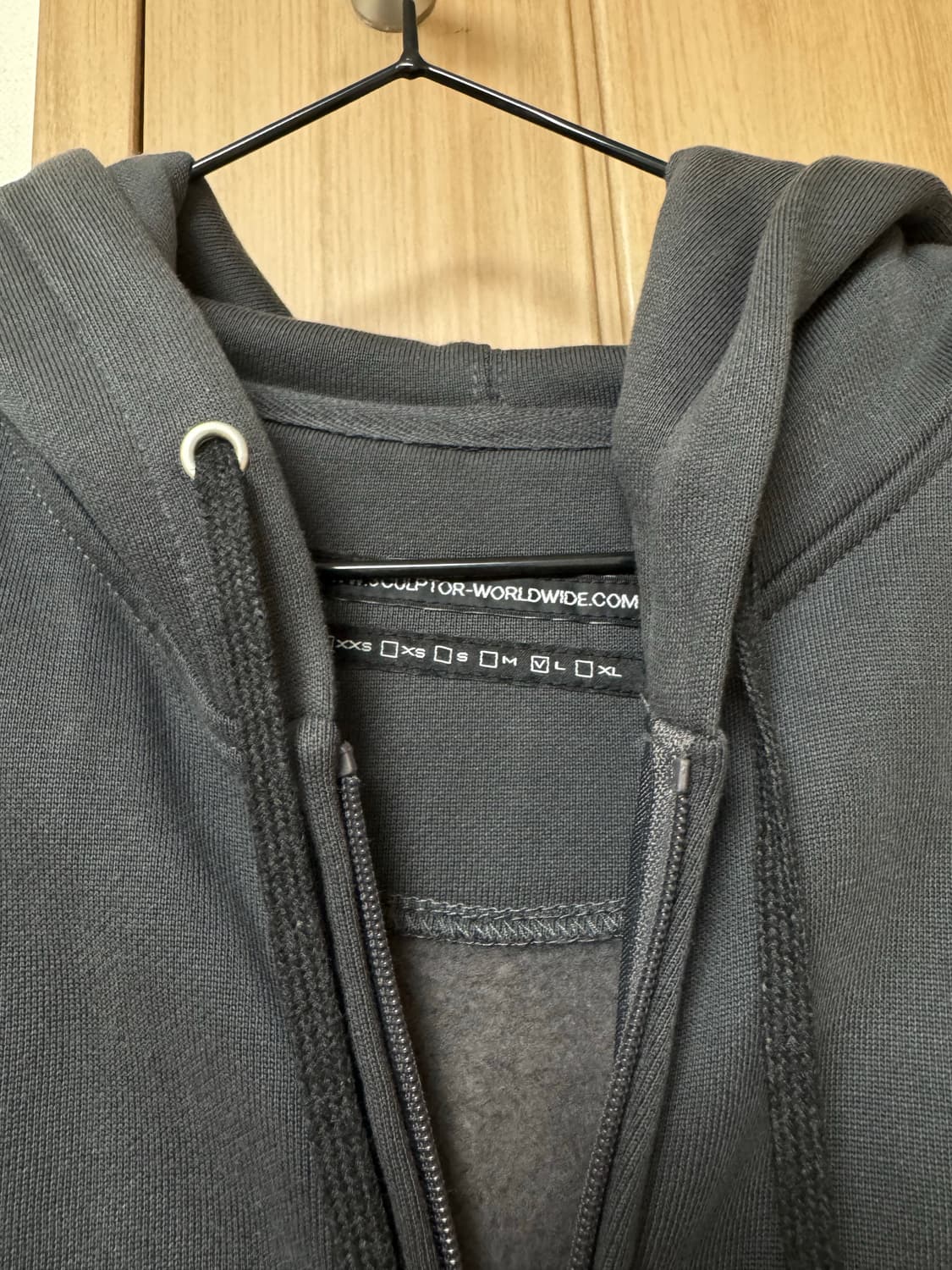 스컬프터 | 비즈 세인트 후드집업 후디 차콜 그레이 L 상품이미지7