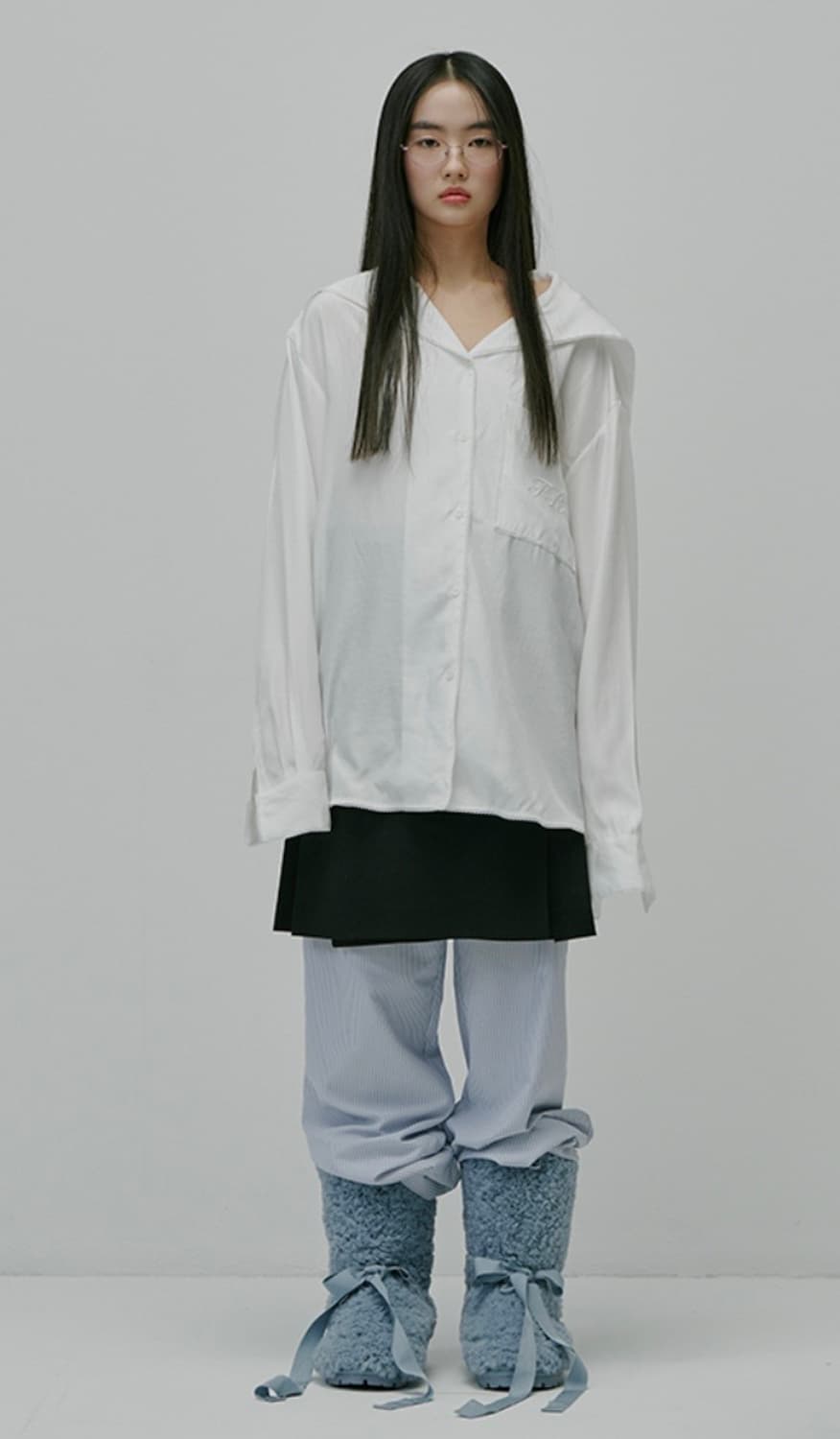 프레클 bow sailor collar blouse 상품이미지1