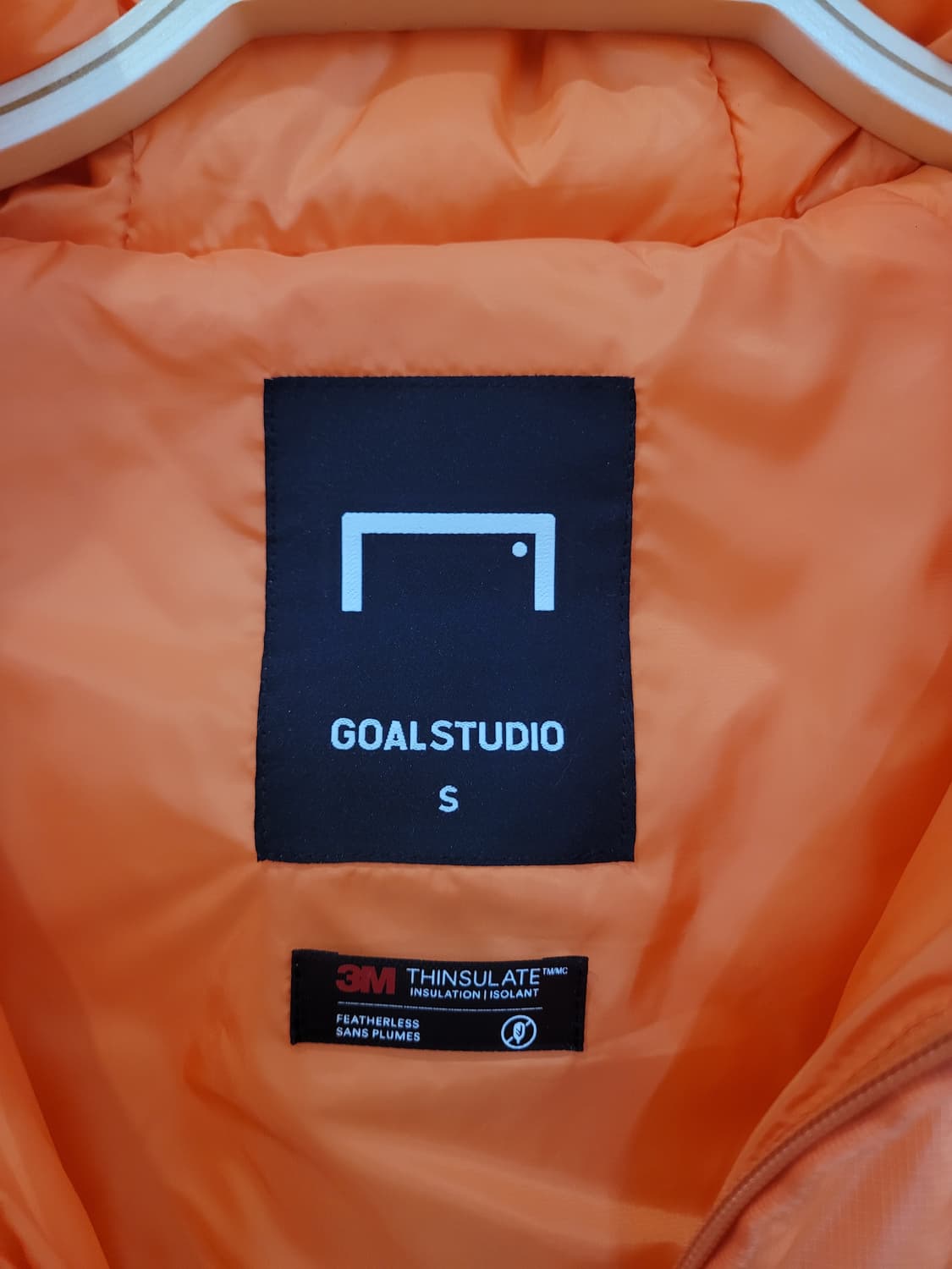 골스튜디오 오렌지 퀼티드 푸퍼 재킷 남녀공용 S사이즈 상품이미지9