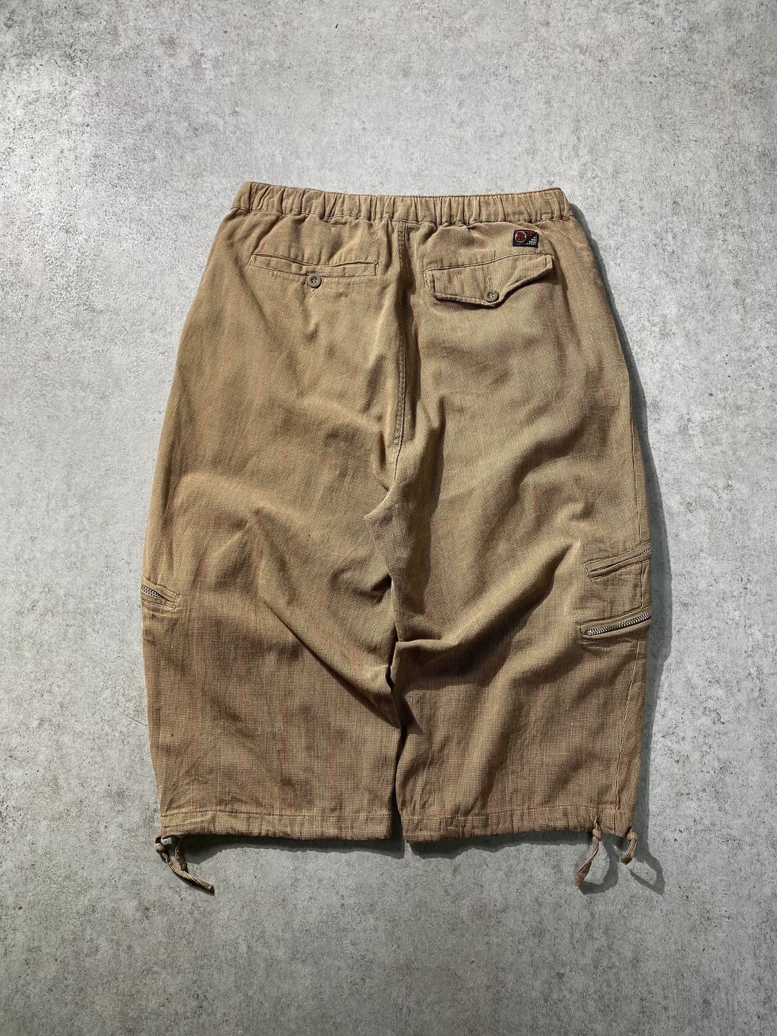 [L] 90-00s VANS 반스 멀티지퍼 체크 버뮤다팬츠 상품이미지6