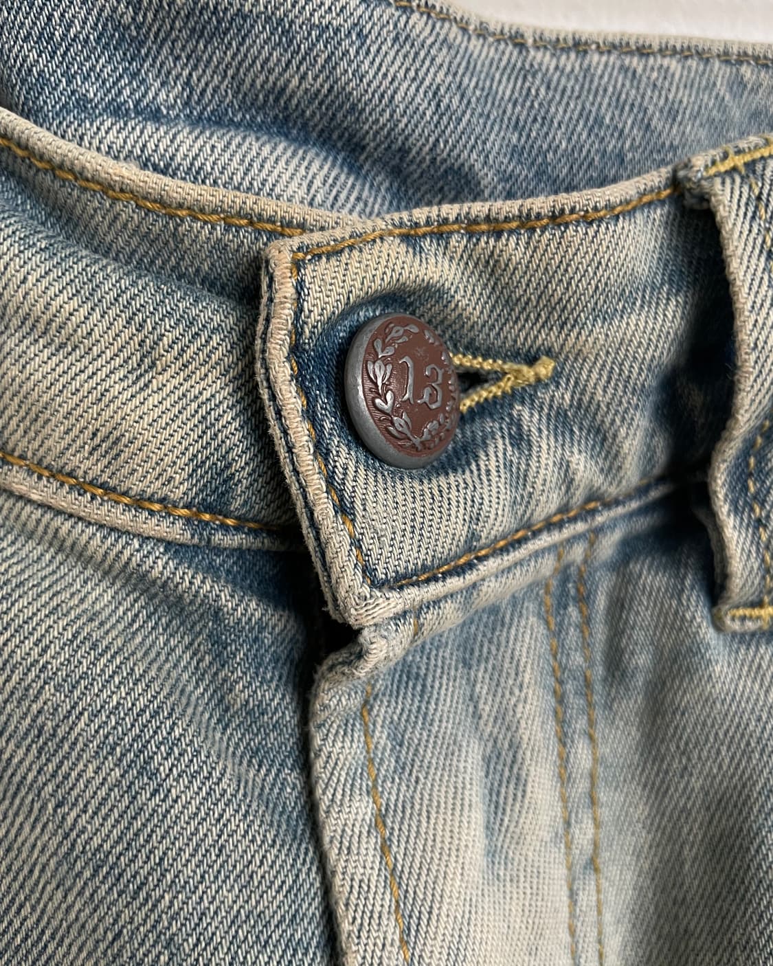 R13 알써틴 오일워시드 슬림 스트레이트 데님 상품이미지8