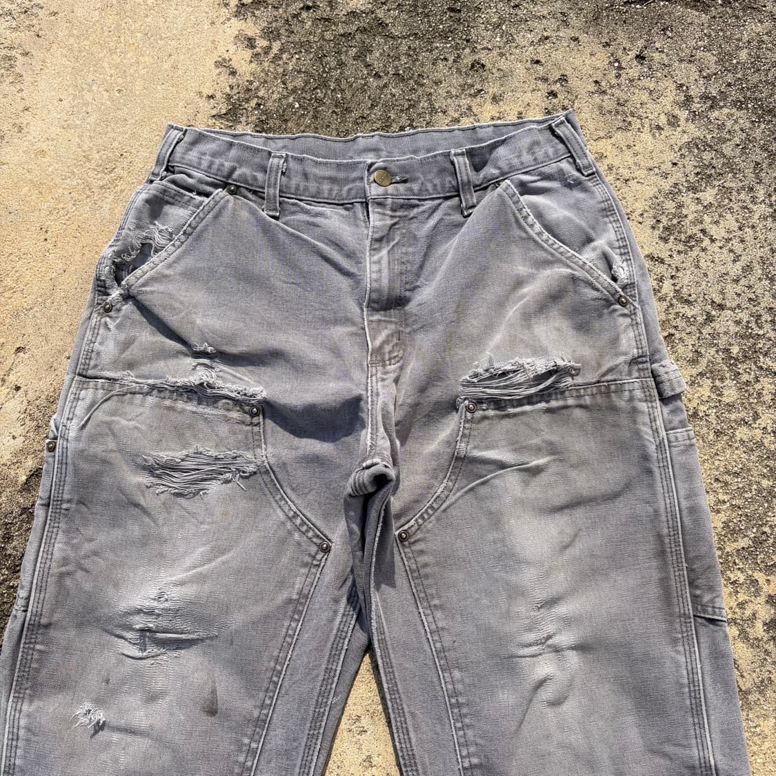 00s 칼하트 빈티지 B136 더블니 카펜터 워크팬츠 32x30 상품이미지2