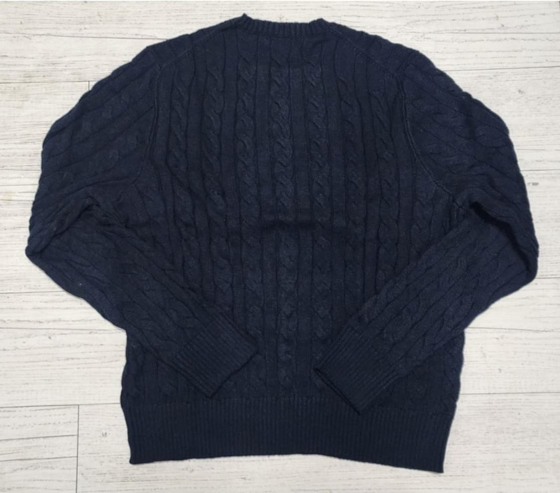 폴로 케이블니트XL 네이비 새상품 상품이미지2