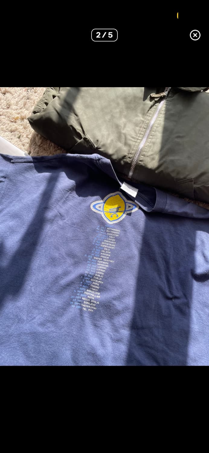 90s U2 팝 마트 월드투어 트셔츠 상품이미지2