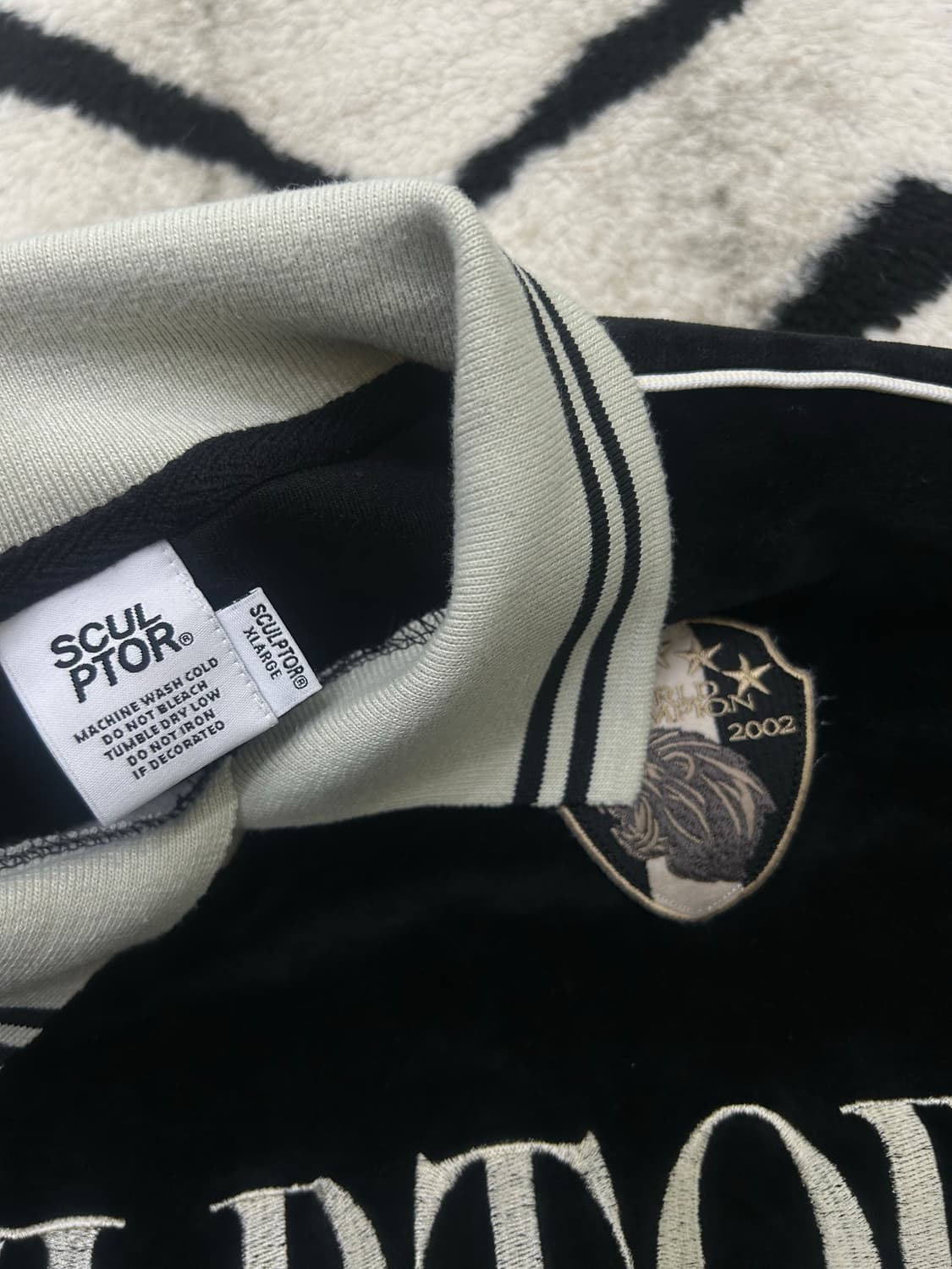 [XL]스컬프터 벨루어 사커 져지/블랙 상품이미지5