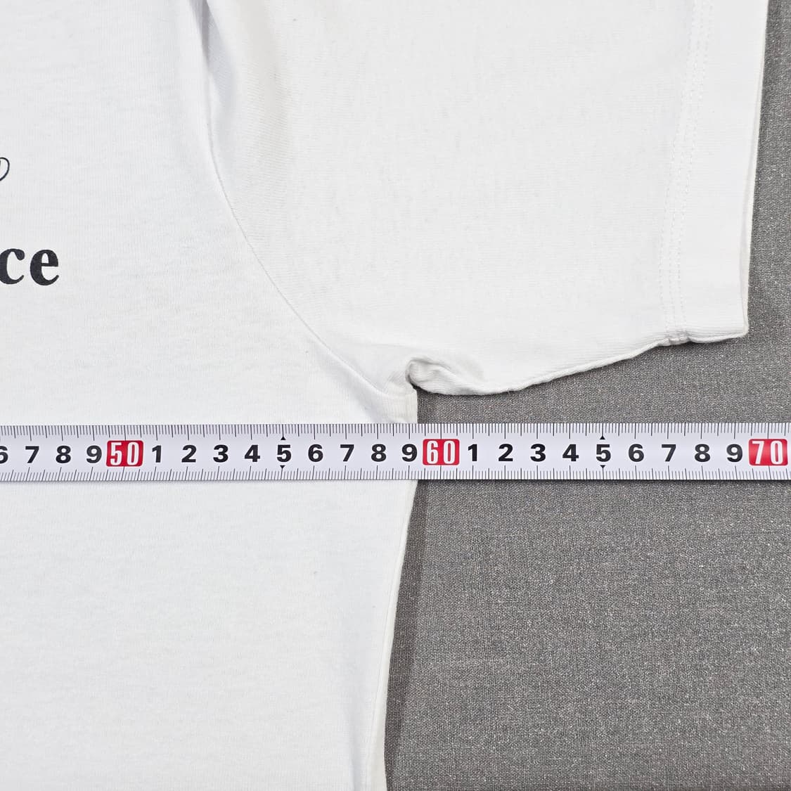 L 에이카화이트 백프린팅 반팔티셔츠 화이트 상품이미지6