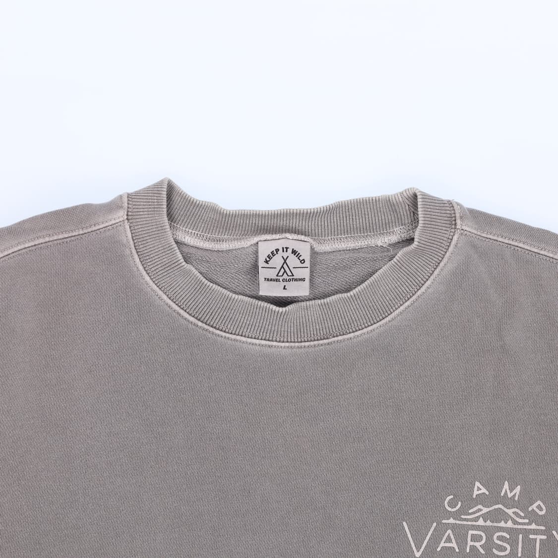 [L] 트래블 피그먼트 맨투맨 스웻셔츠 0115J 상품이미지3