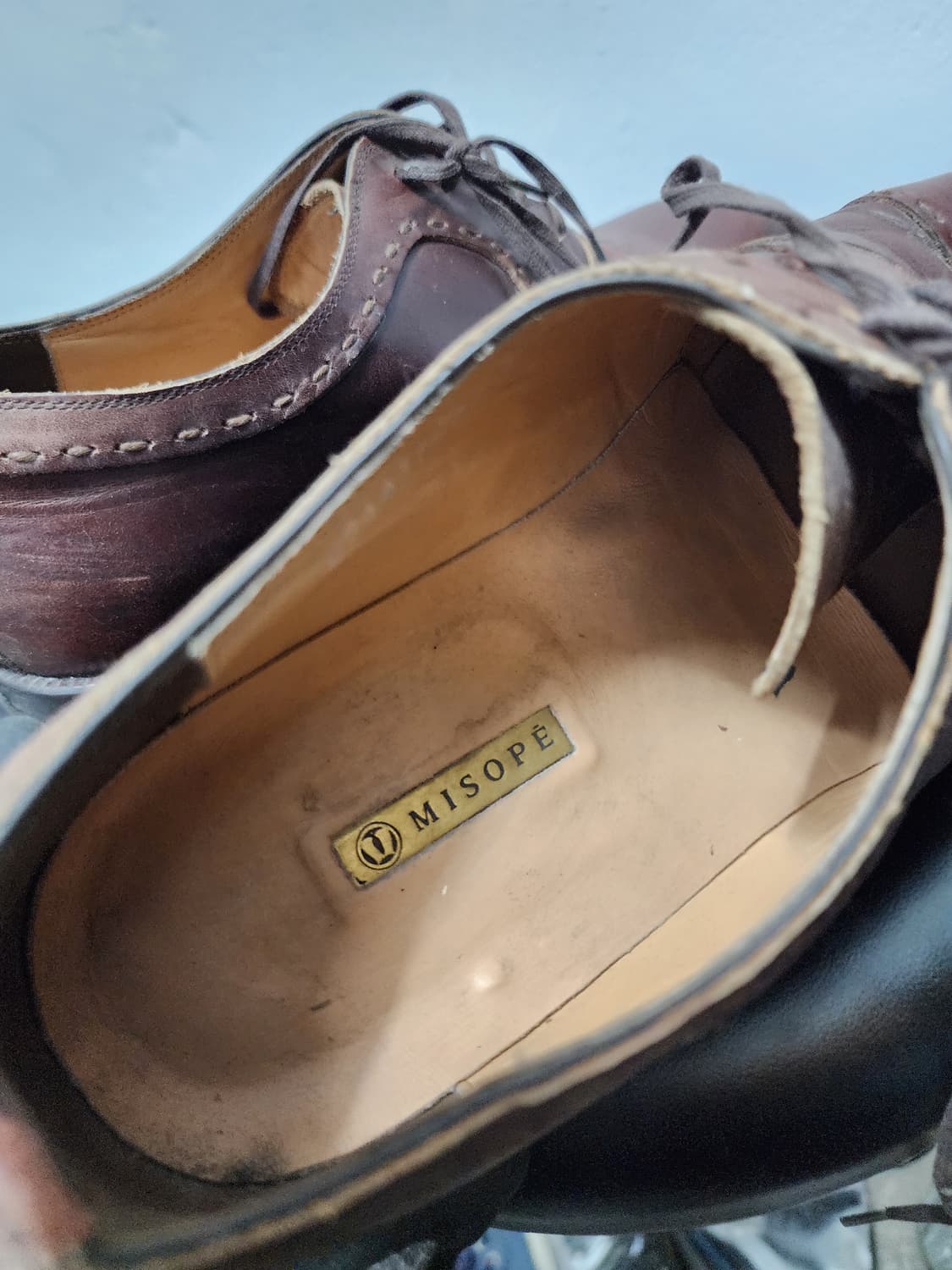 미소페 이슬링턴 리얼레더 윙팁 구두 상품이미지6