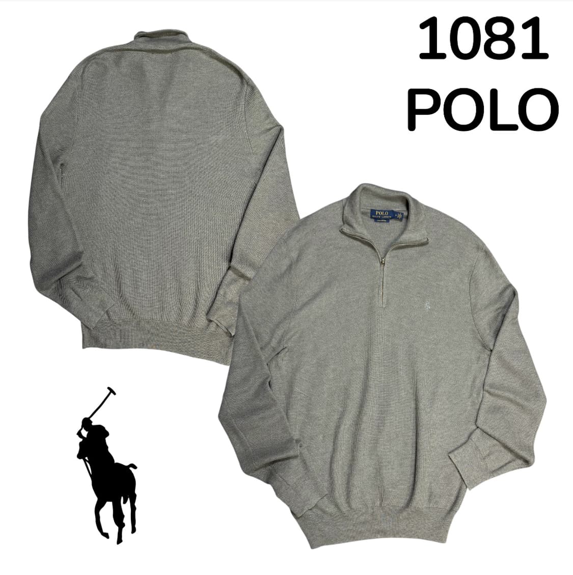 폴로 랄프로렌 신형 니트 반집업 M 상품이미지1
