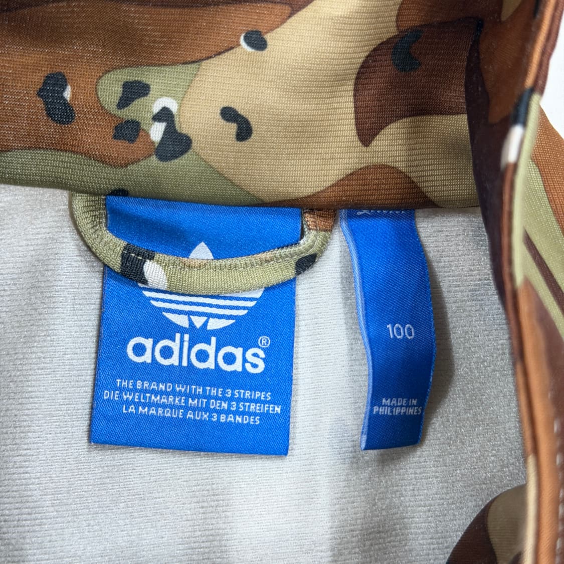 아디다스 빈티지 구파 파이어버드 카모 양홍원 트랙탑 져지 L 100 상품이미지5