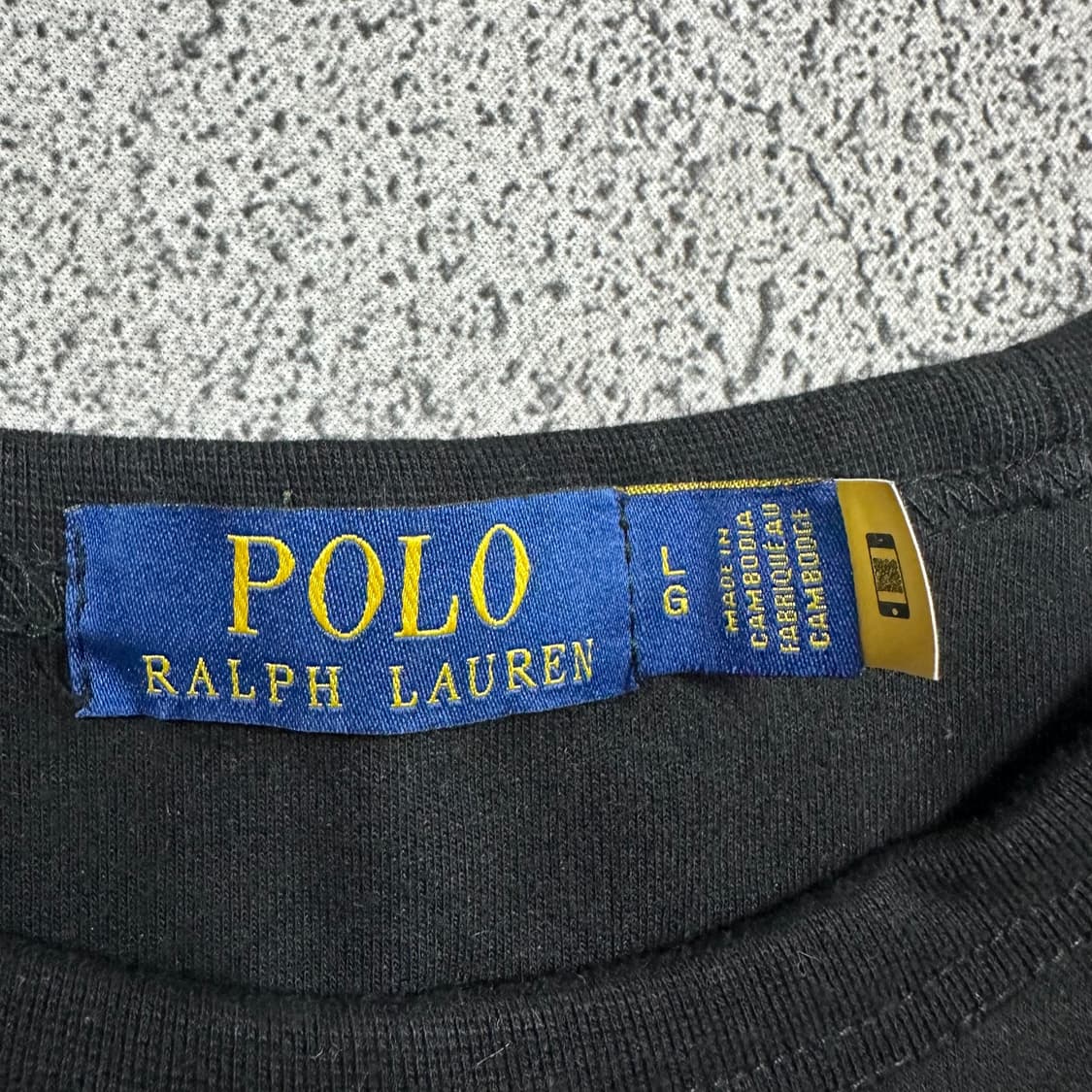 ✨ (바배) 폴로 랄프로렌 블랙 맨투맨  상품이미지3