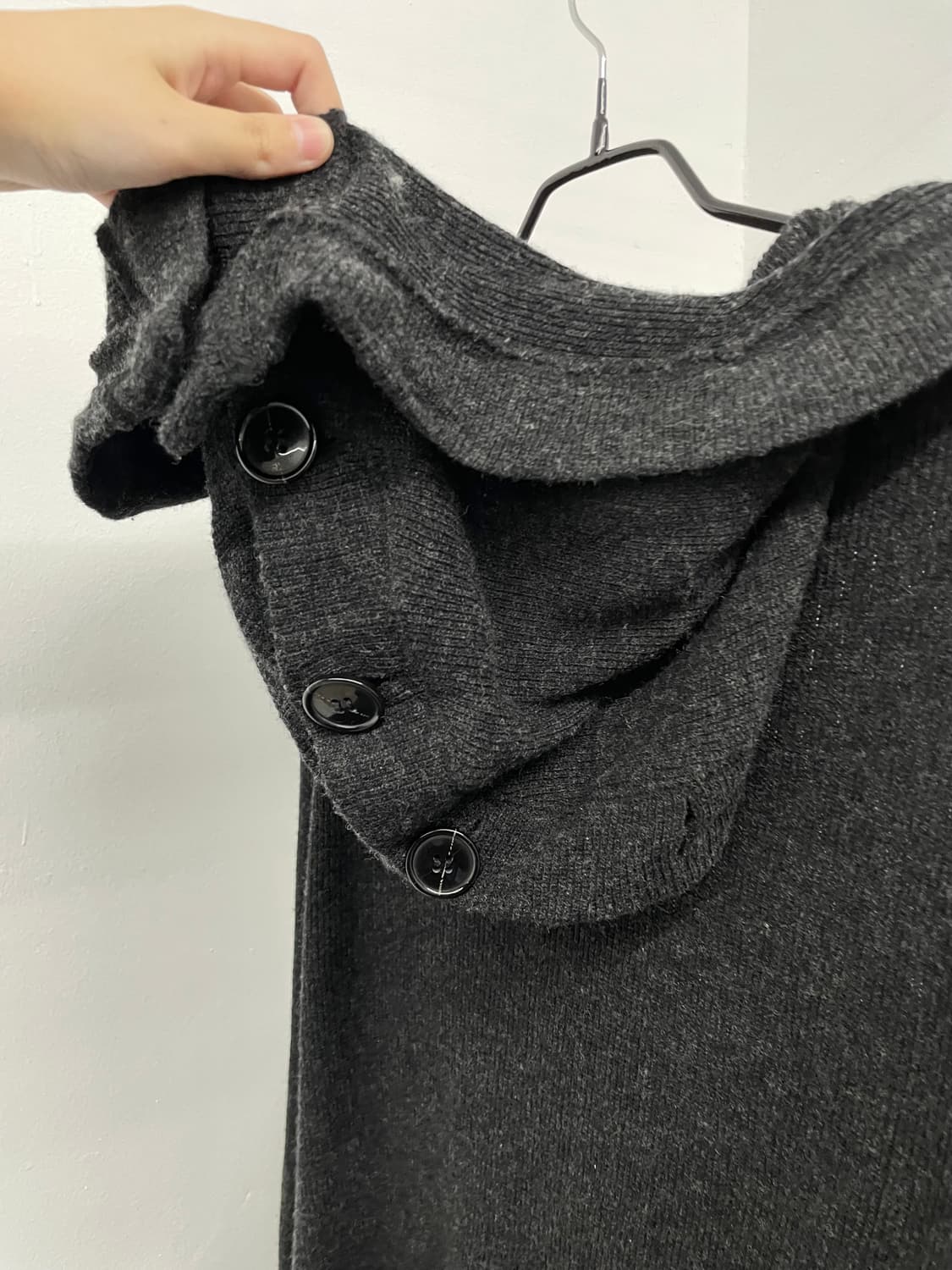 주카 울 버튼 디테일 가디건 상품이미지8