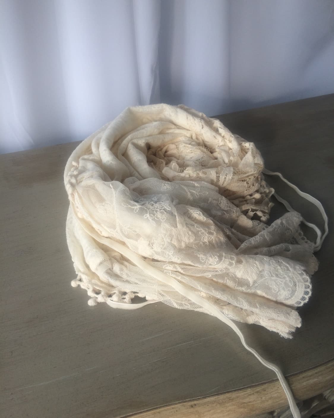 tied shirring point scarf 상품이미지5