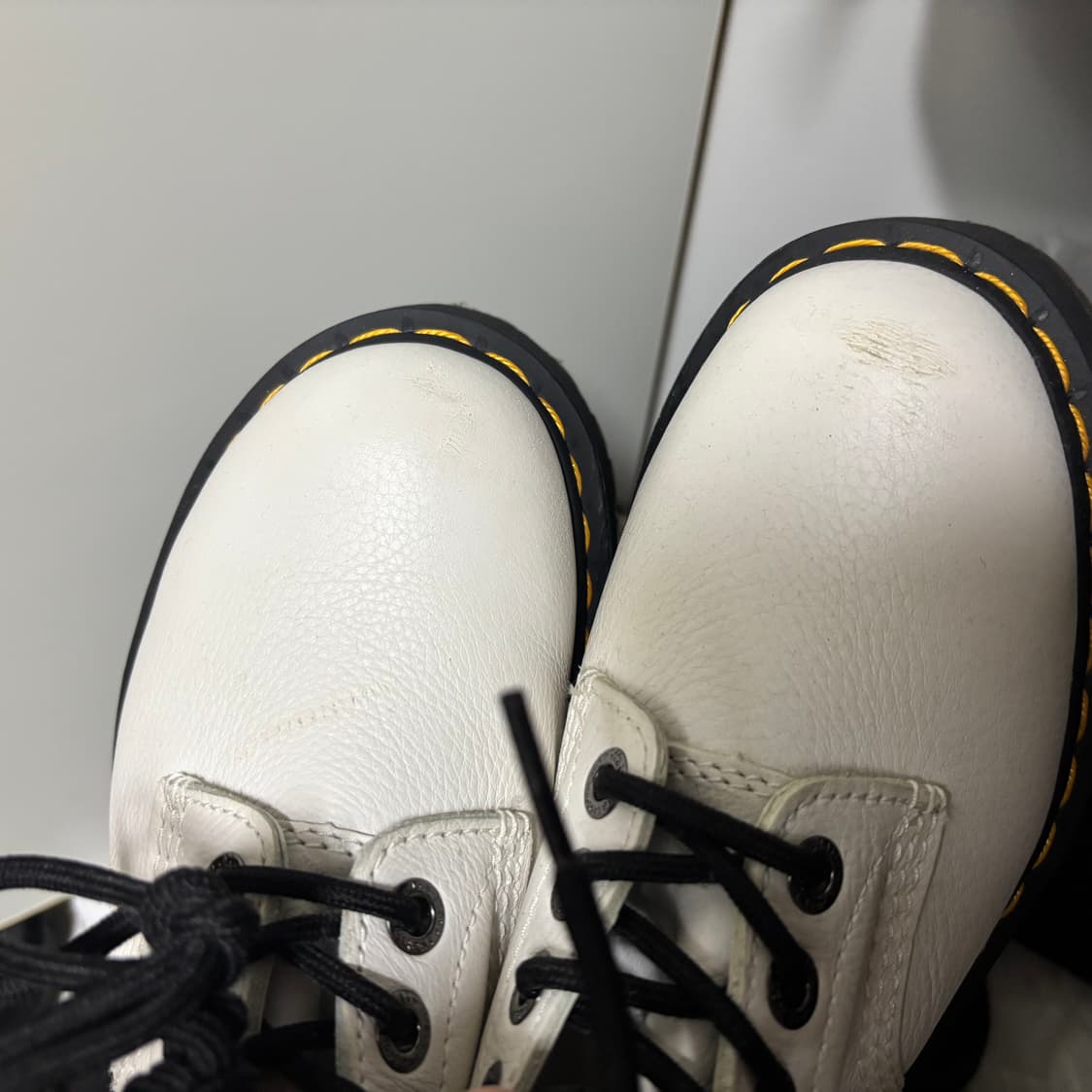닥터마틴 1460 파스칼 맥스 화이트 플랫폼 부츠 상품이미지6