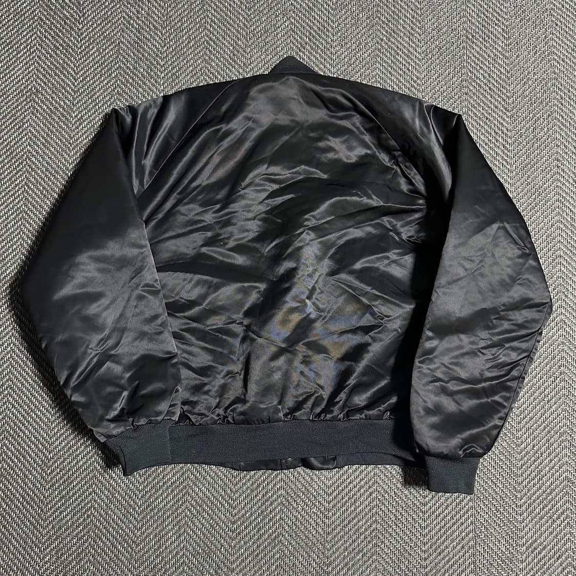 80s Chalk Line New Orleans 로고 새틴 자켓 상품이미지2