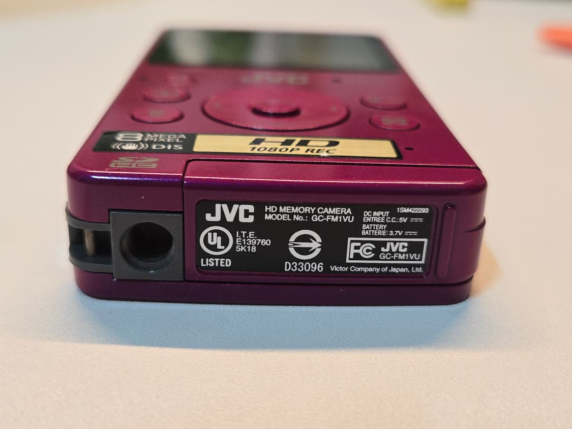 JVC CG fm-1 핑크색 캠코더 상품이미지4