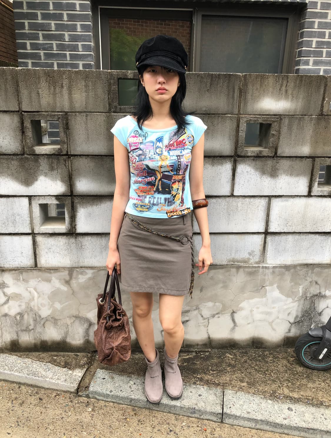 morgan graphic top 상품이미지1