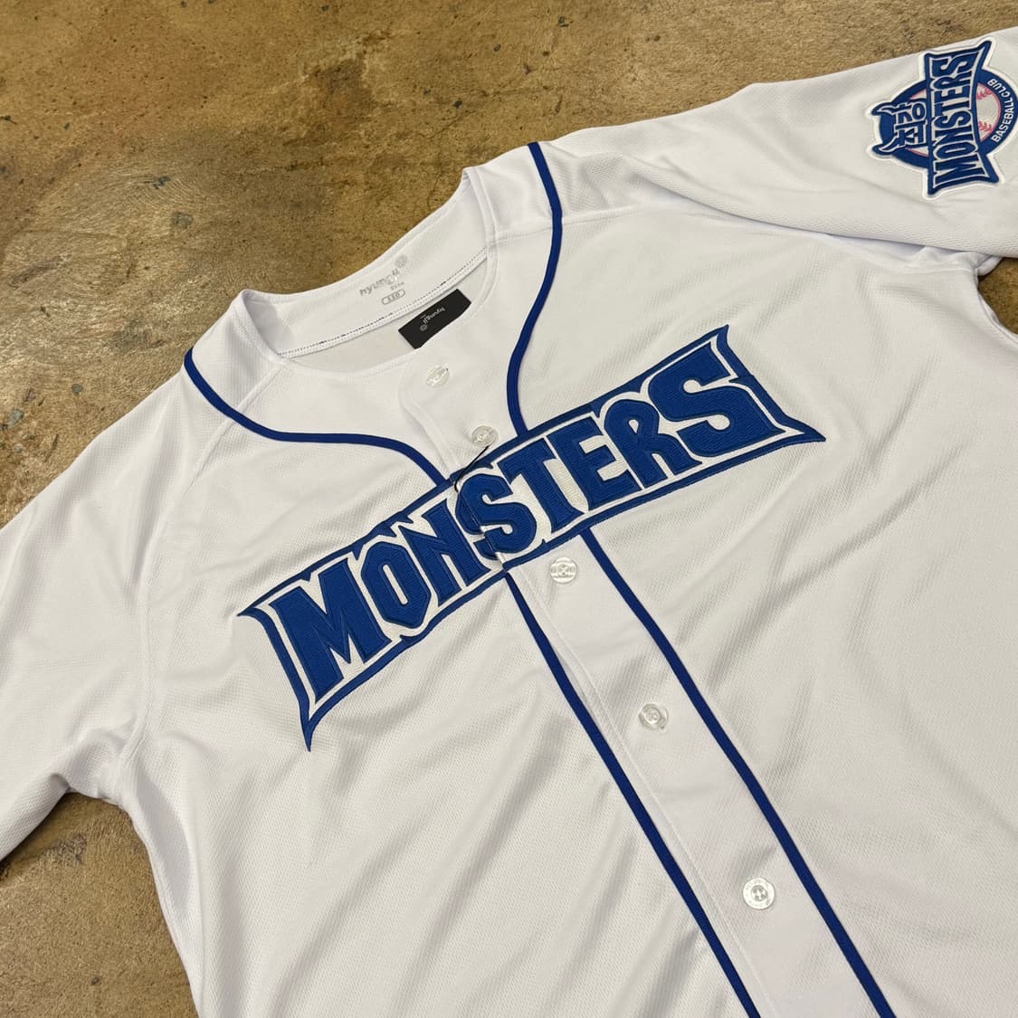 [정품/2XL] 최강야구 몬스터즈 야구 유니폼 흰색 최수현 마킹 b15 상품이미지1