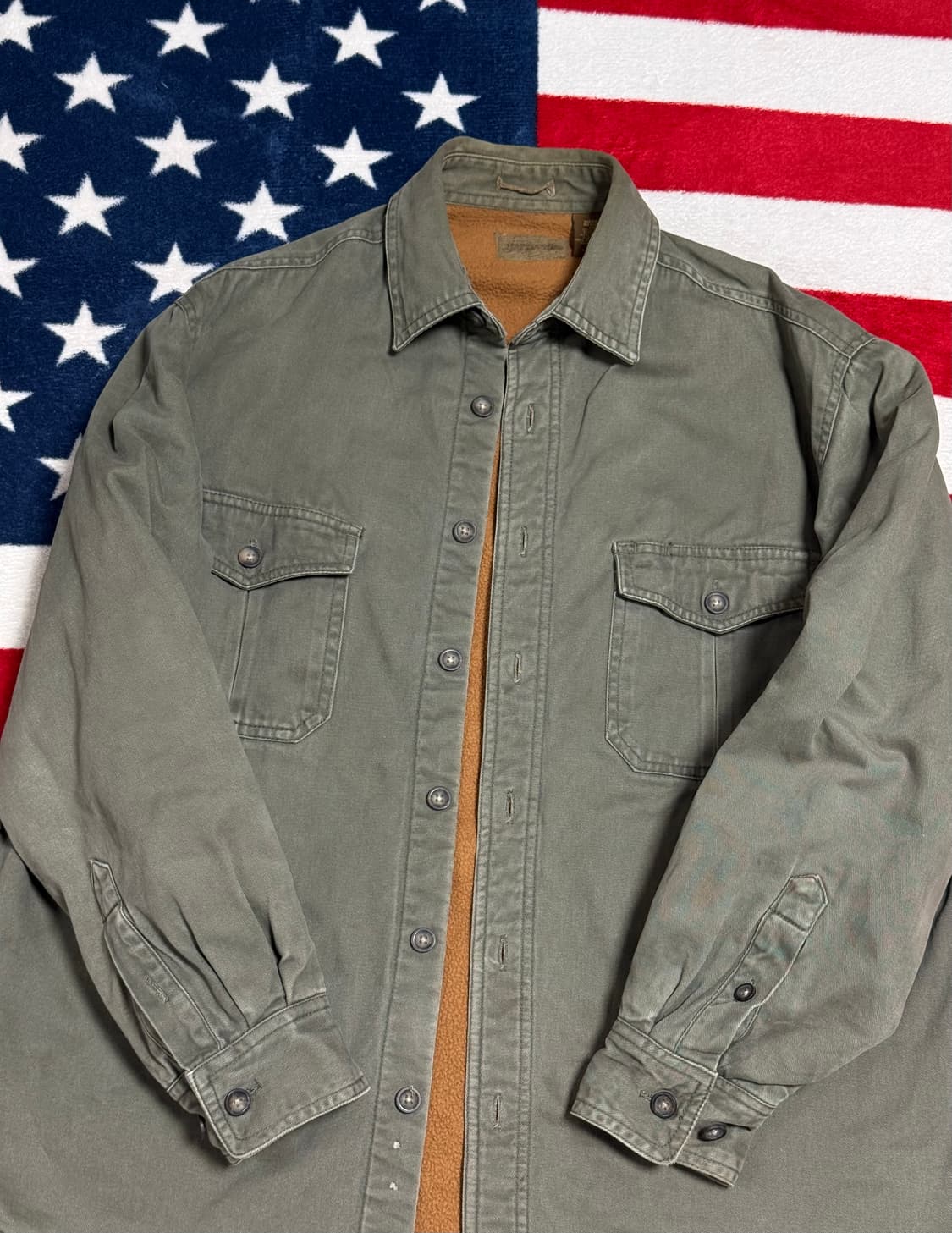 밀리터리워크자켓 빈티지워크웨어 Military work shirt 상품이미지5