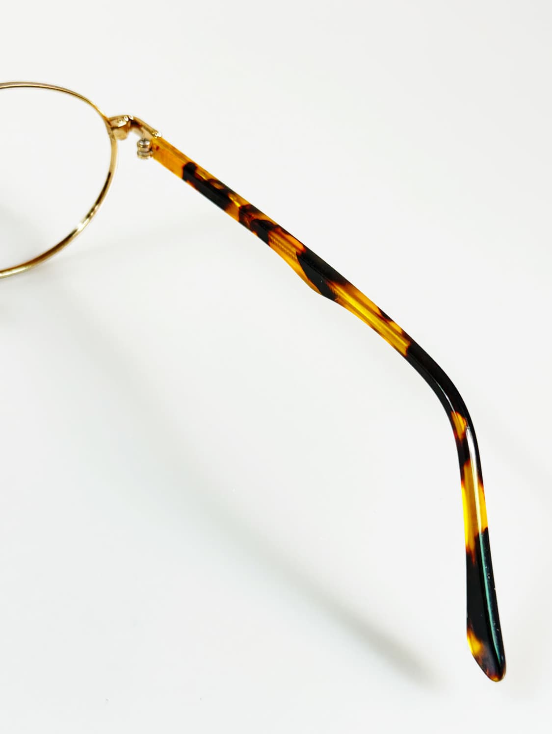 90s CECIL 골드 슬림 오벌 프레임 빈티지 안경 상품이미지6