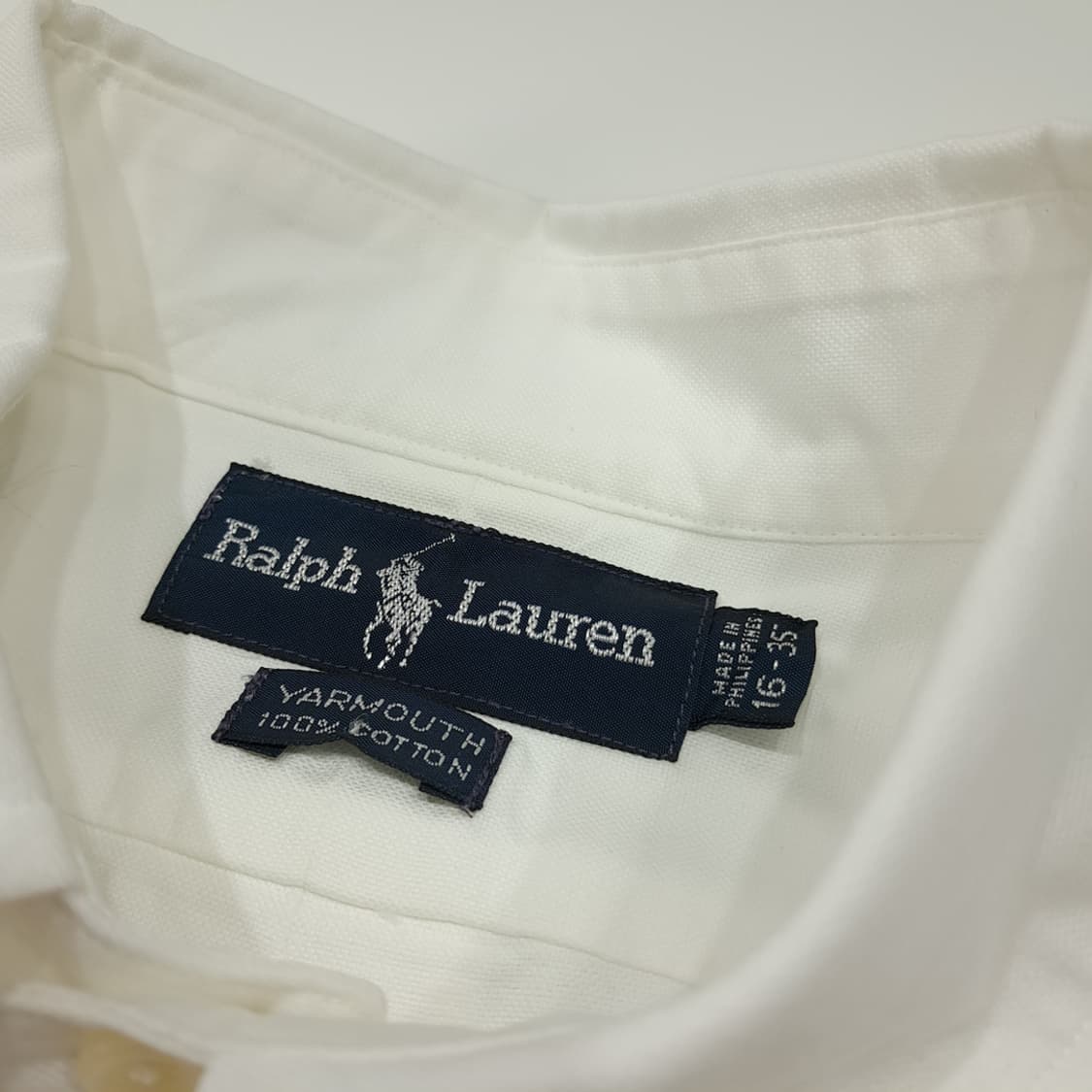 CL896 XL 폴로 90s 멀티포니 화이트 셔츠 남방 상품이미지3