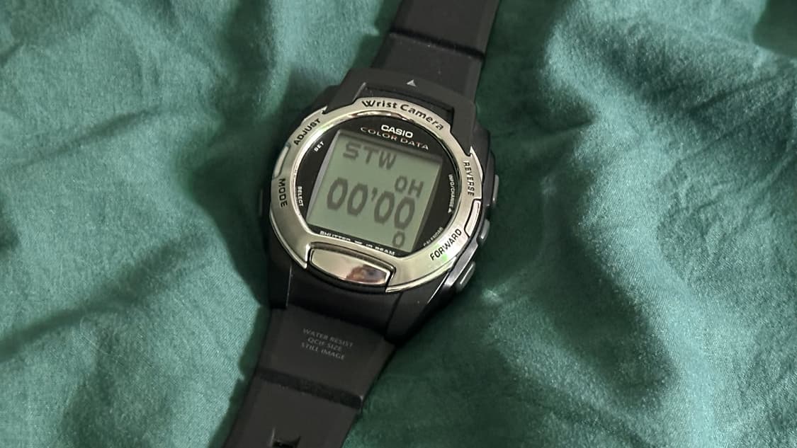 빈티지 카시오 카메라 시계 (casio wqv 3) 상품이미지8