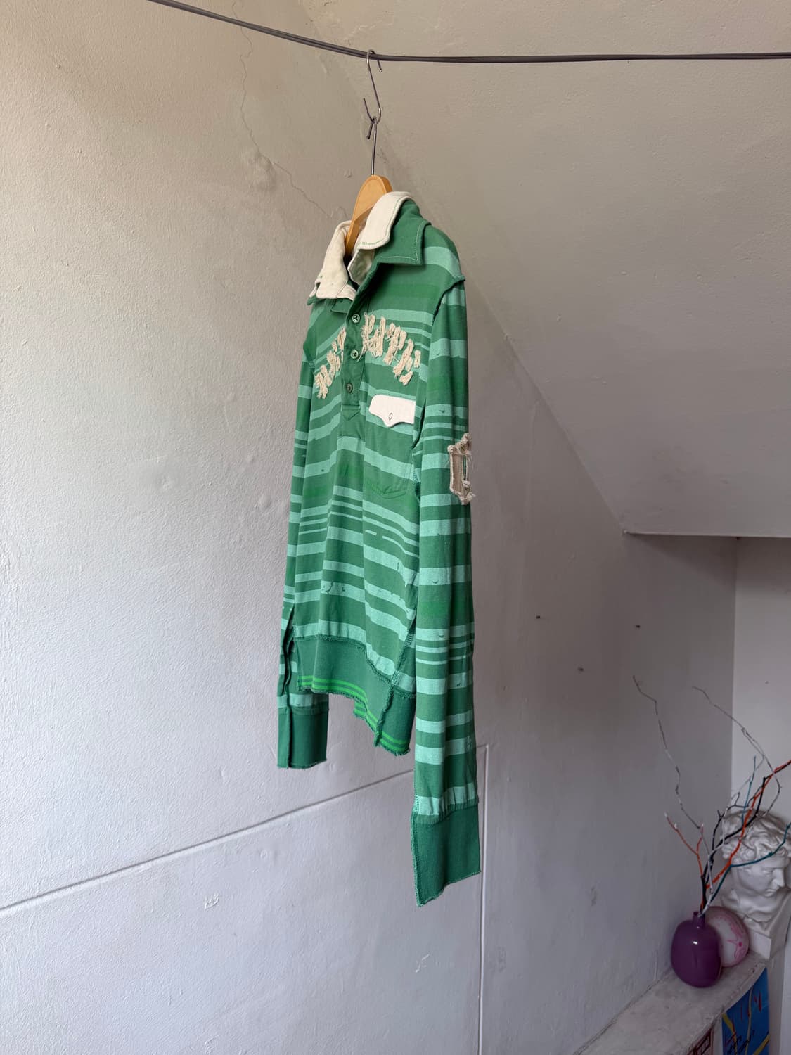 레이어드 카라 크롭 섹시 피케티 상품이미지4