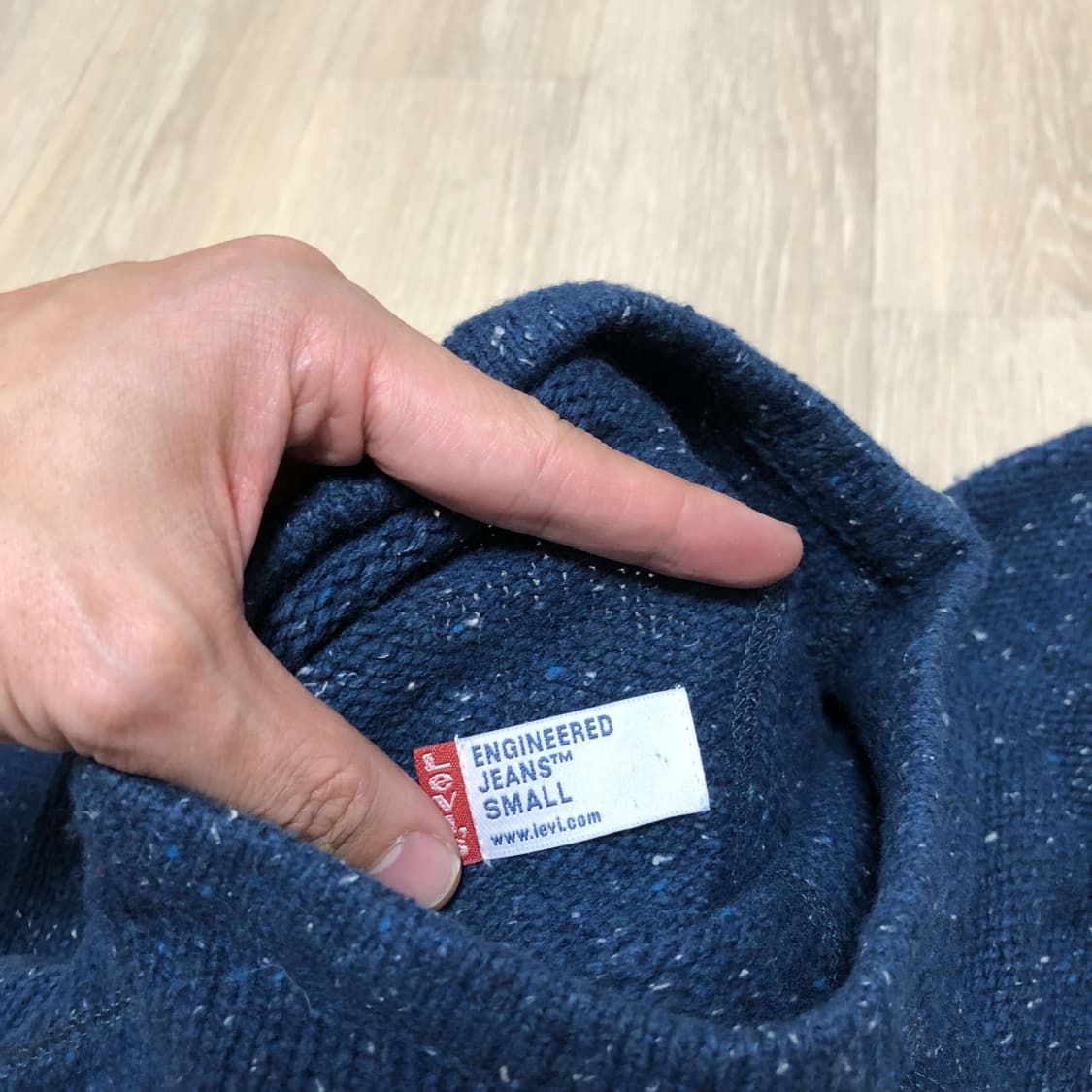 (S) 리바이스 Levi's 엔지니어드진 울 코튼 니트 상품이미지7