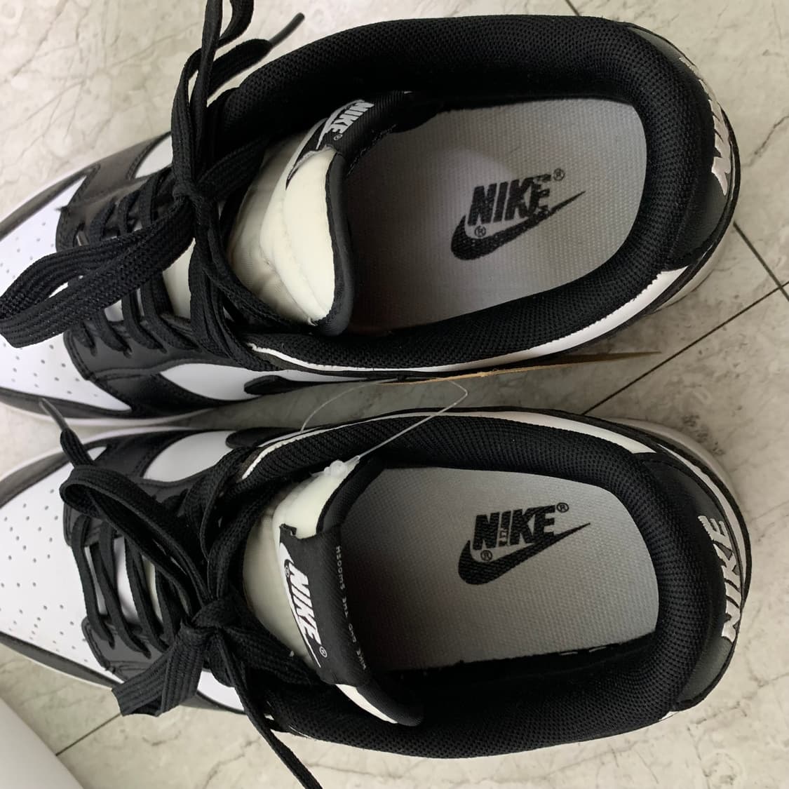 나이키 조던 덩크 로우 블랙 화이트 오레오 범고래 265 상품이미지7