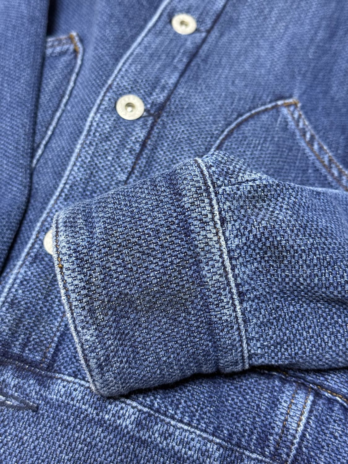 Denim short trucker jacket 상품이미지4