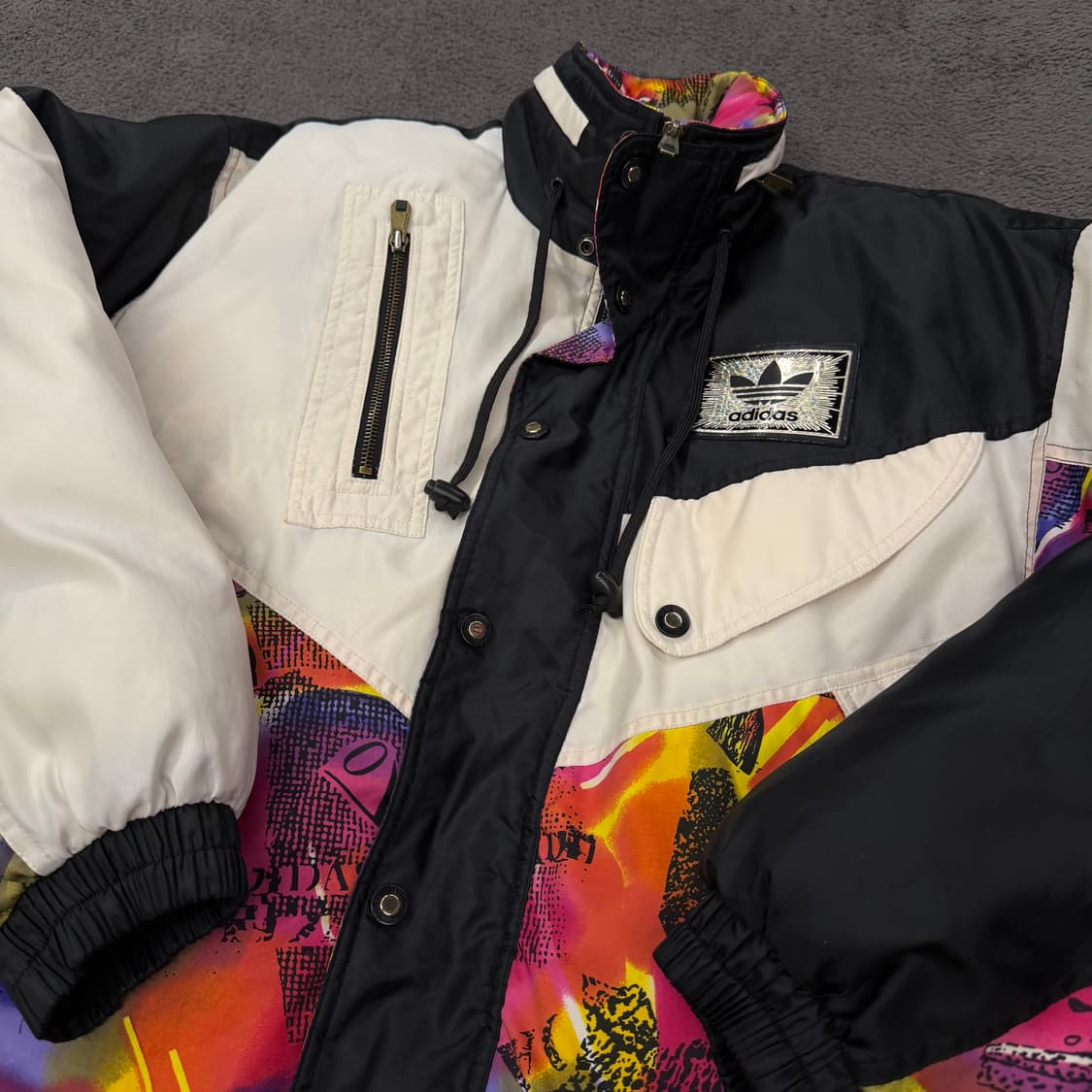 [ 정품/100 ] 80s 아디다스 파이어버드 올드스쿨 스키 패딩 상품이미지1