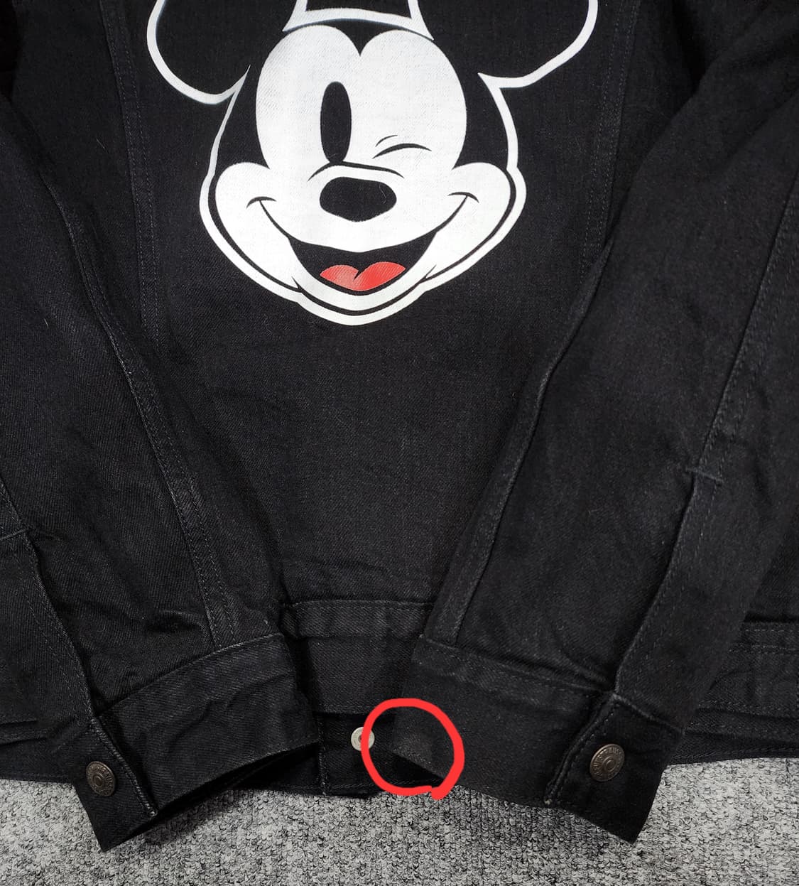리바이스 x 디즈니 미키마우스 협업 쉐르파 트러커 데님 자켓 S 상품이미지6
