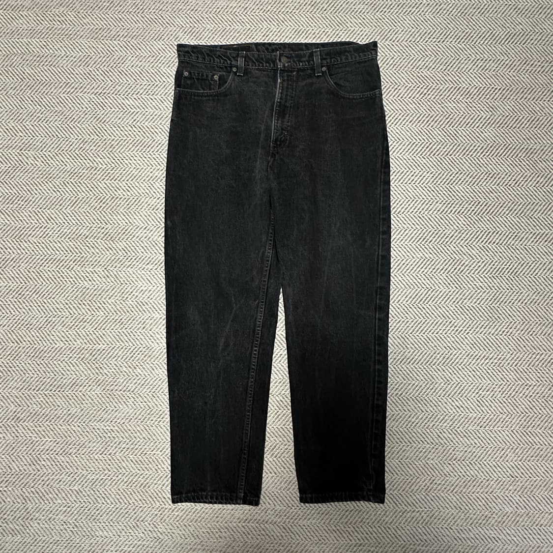 LEVI'S 550 usa made black denim pants 상품이미지1