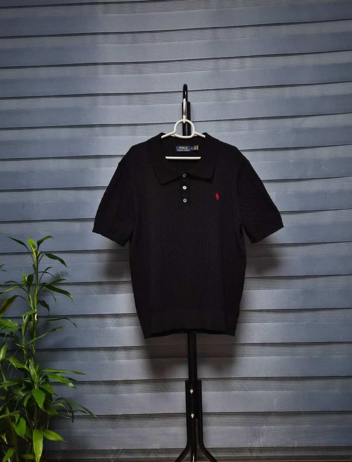 (새상품급) 폴로 랄프로렌 블랙 니트 카라티 XL 상품이미지1