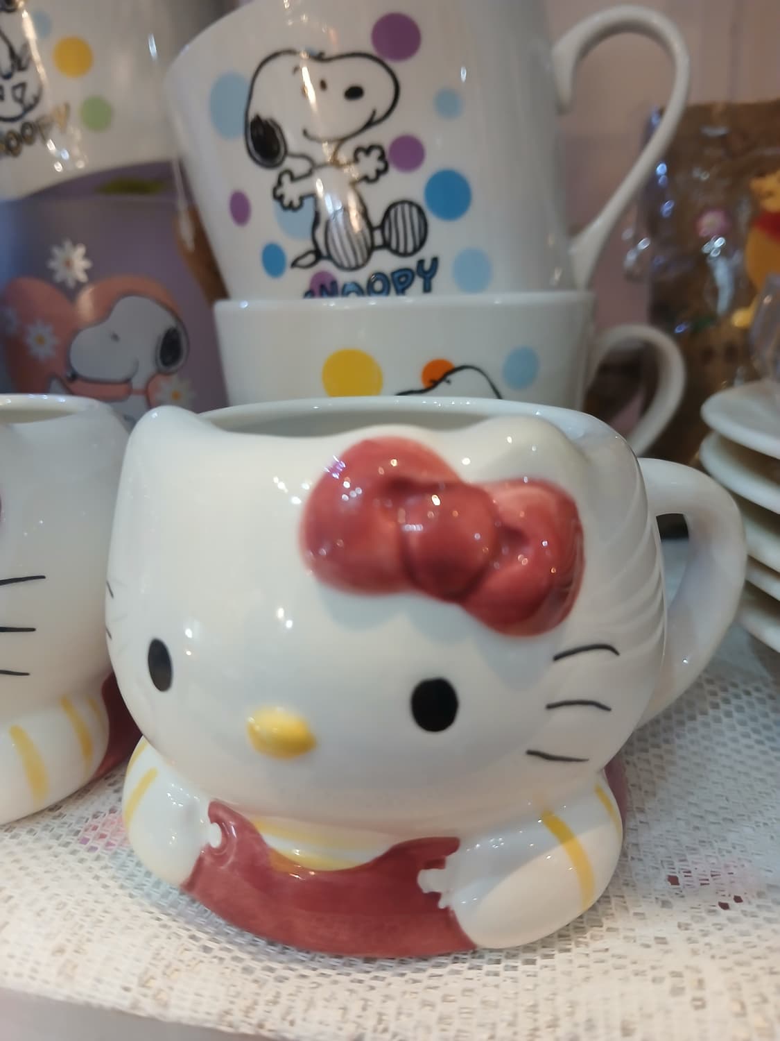 빈티지 산리오 헬로키티 도자기 머그컵 상품이미지3