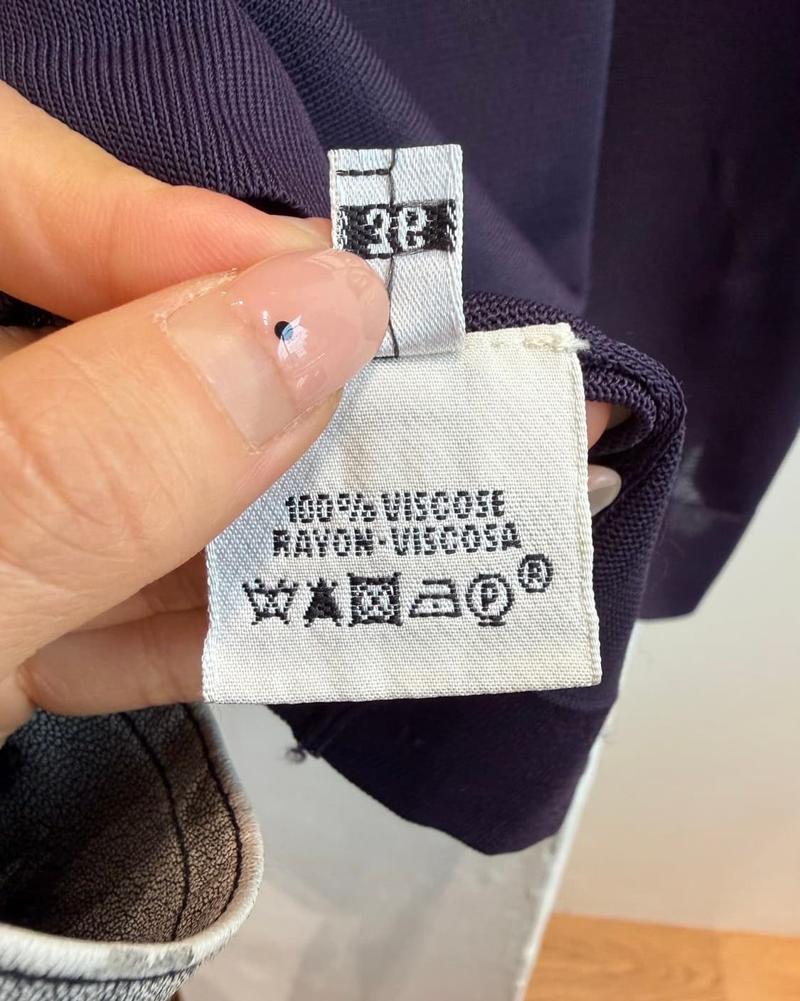 에르메스 퍼플 비스코스 슬리브리스  상품이미지9