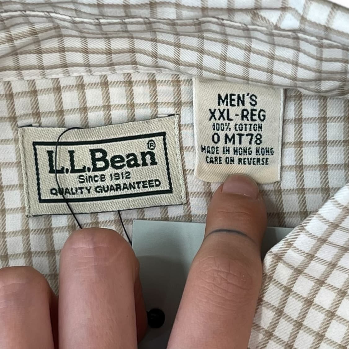엘엘빈 체크셔츠 r1395 상품이미지6