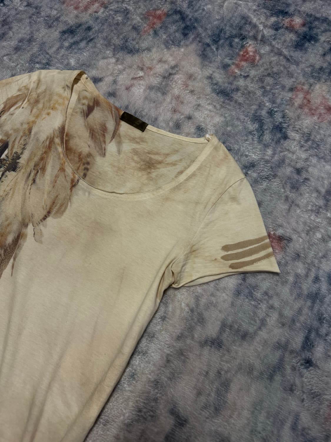 Goa 00s archive feather top 상품이미지4
