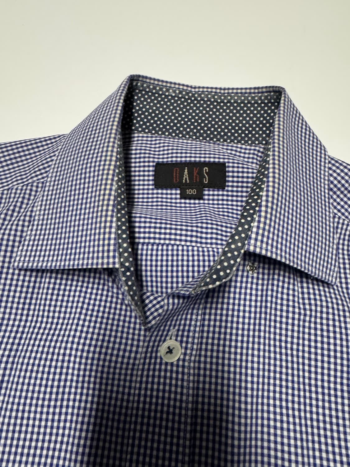 닥스 daks 긴팔 체크 정장 셔츠 L 100 상품이미지5
