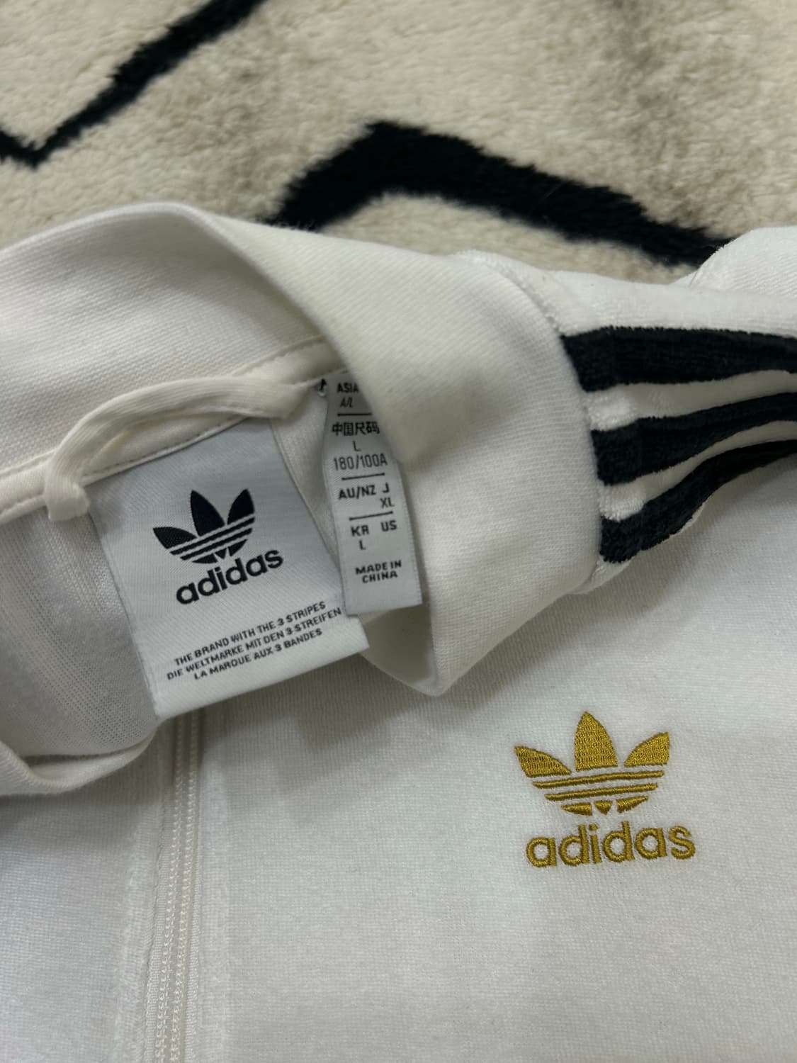 [L]아디다스 SST 테리재질 트랙탑/화이트 상품이미지4