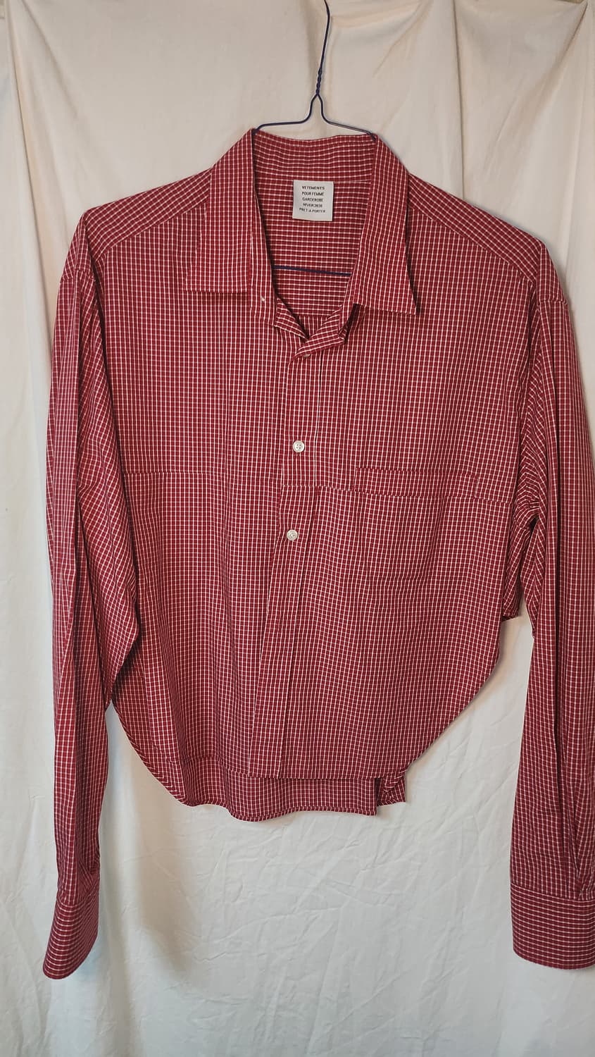 Vetements 19ss 크롭셔츠 xs 상품이미지2