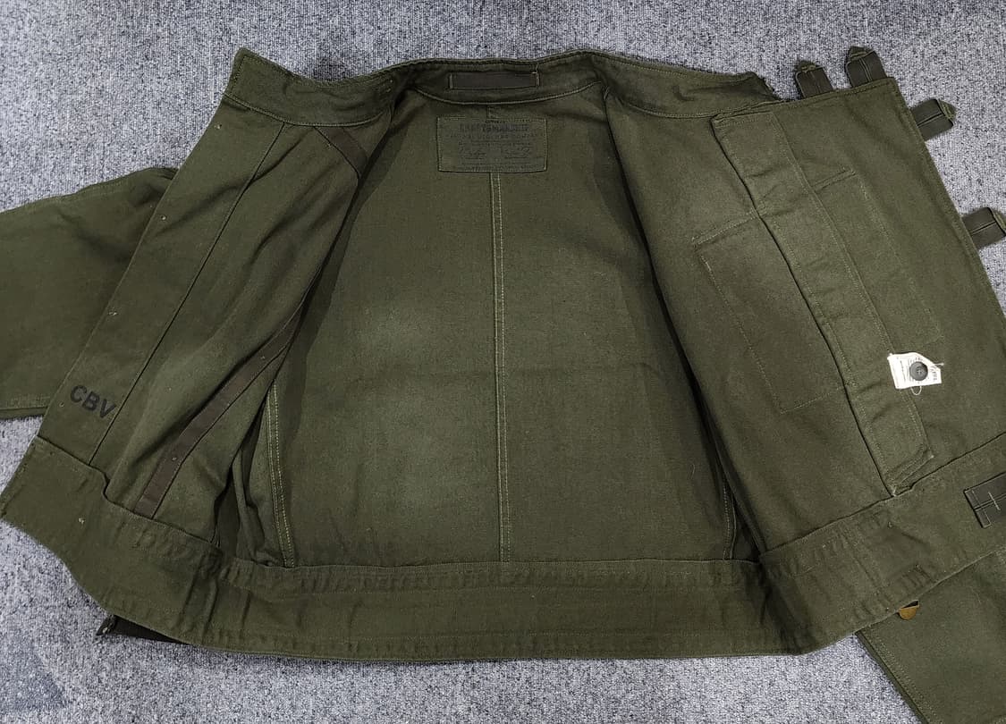 스웨덴군 모터사이클 복각 빈티지 밀리터리 자켓 M 상품이미지3