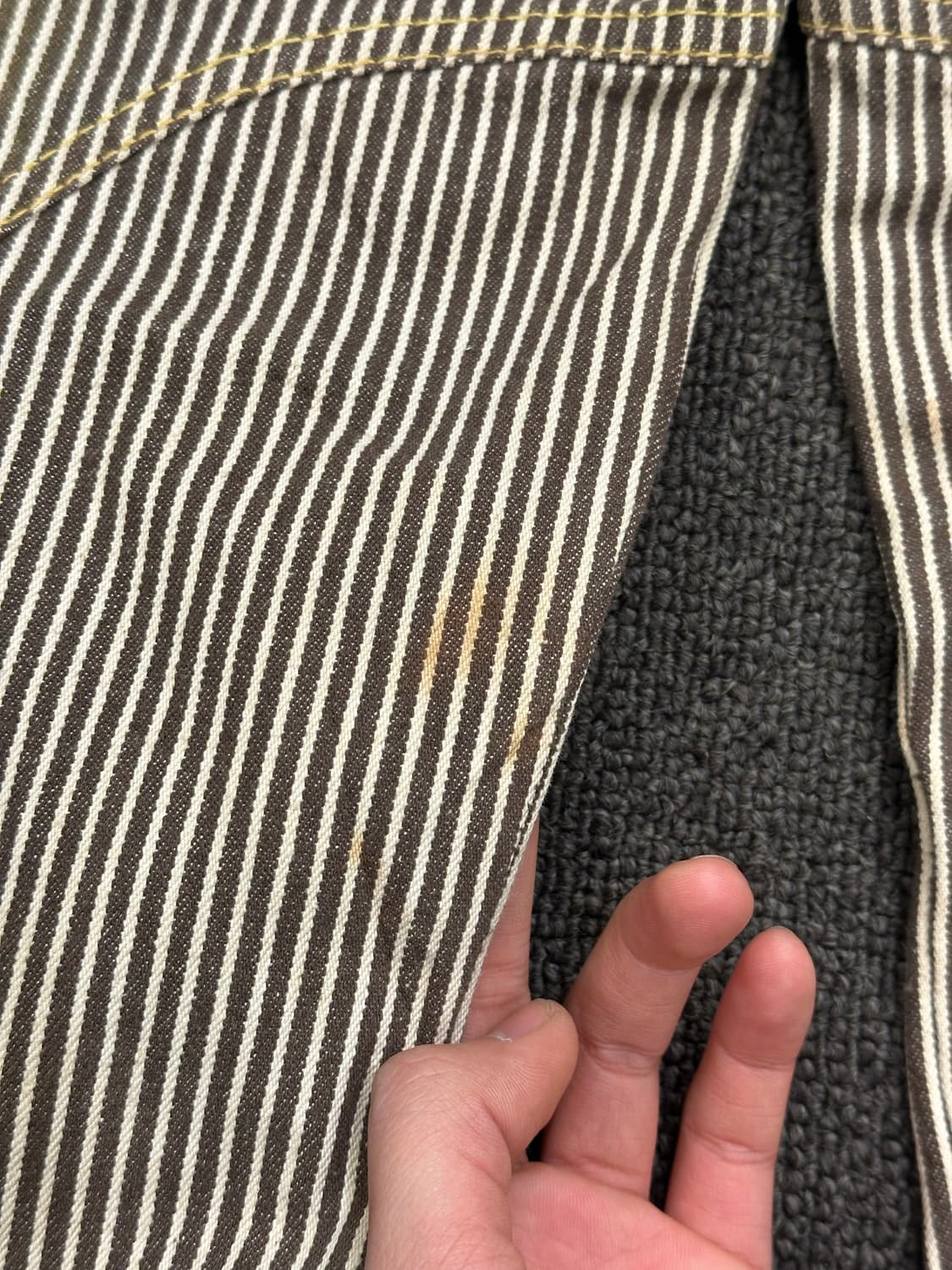 S)BLUEMOON LIVE 빈티지 스트라이프 팬츠 상품이미지7