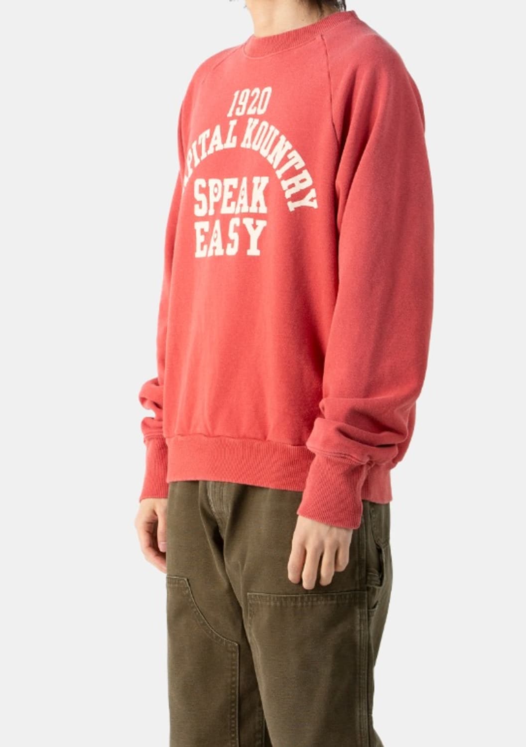 [5] 캐피탈  1920 SPEAK EASY 스웻셔츠 레드  설명: 상품이미지5