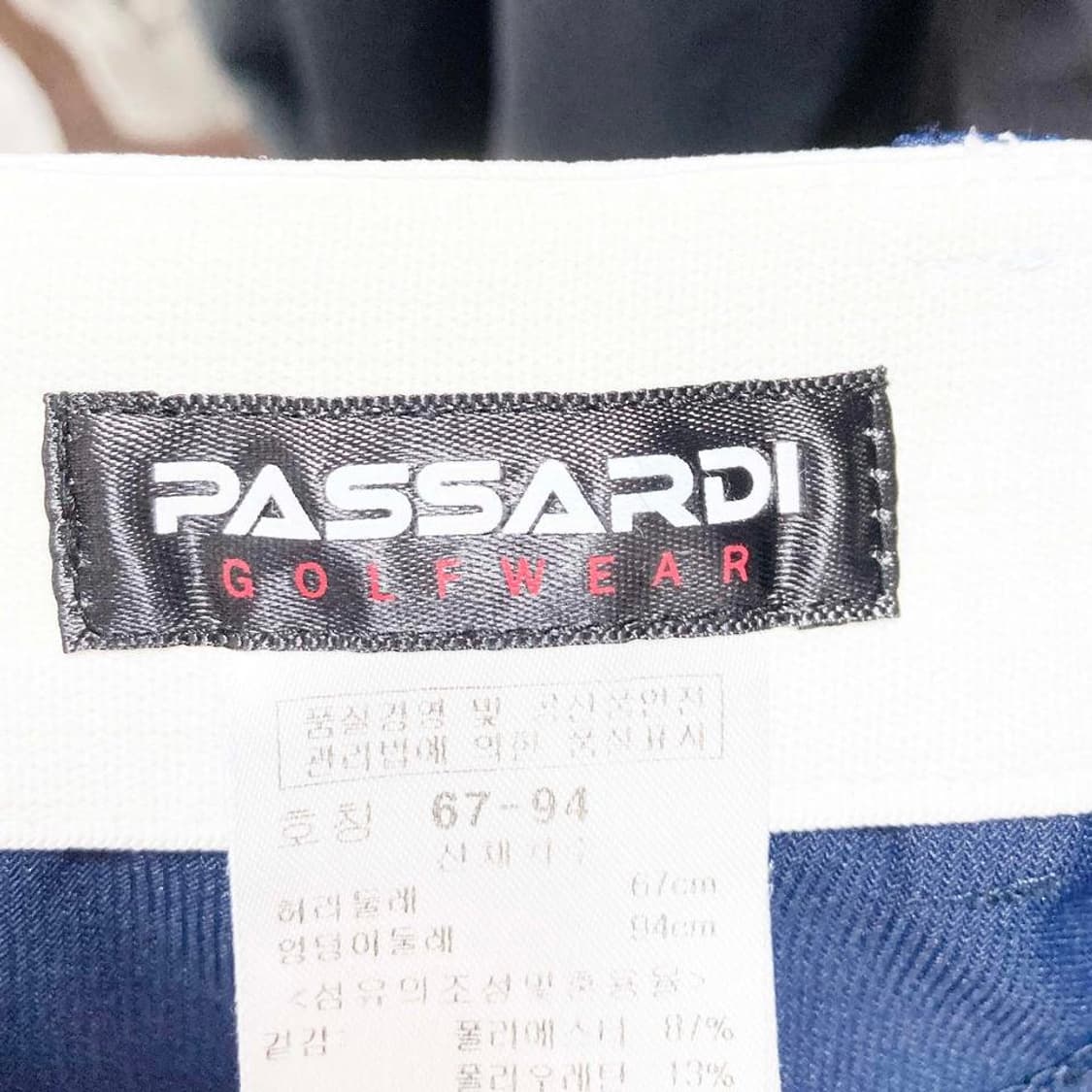 파사디골프 여성숏츠 네이비 27 진스센스 상품이미지3