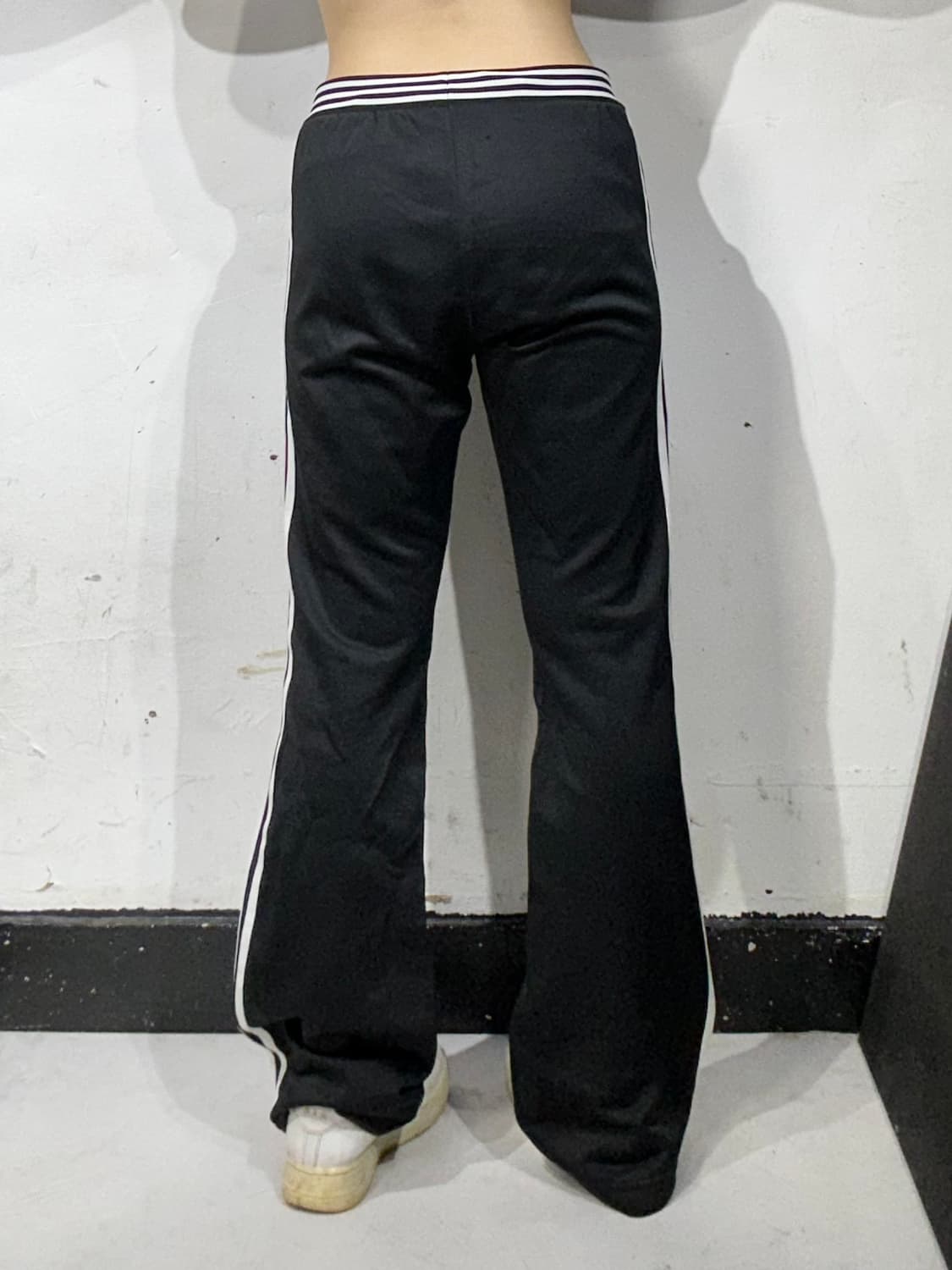 아디다스 블랙 대대장 부츠컷 와이드 트레이닝 팬츠 댄스 추리닝 바지 M 상품이미지3