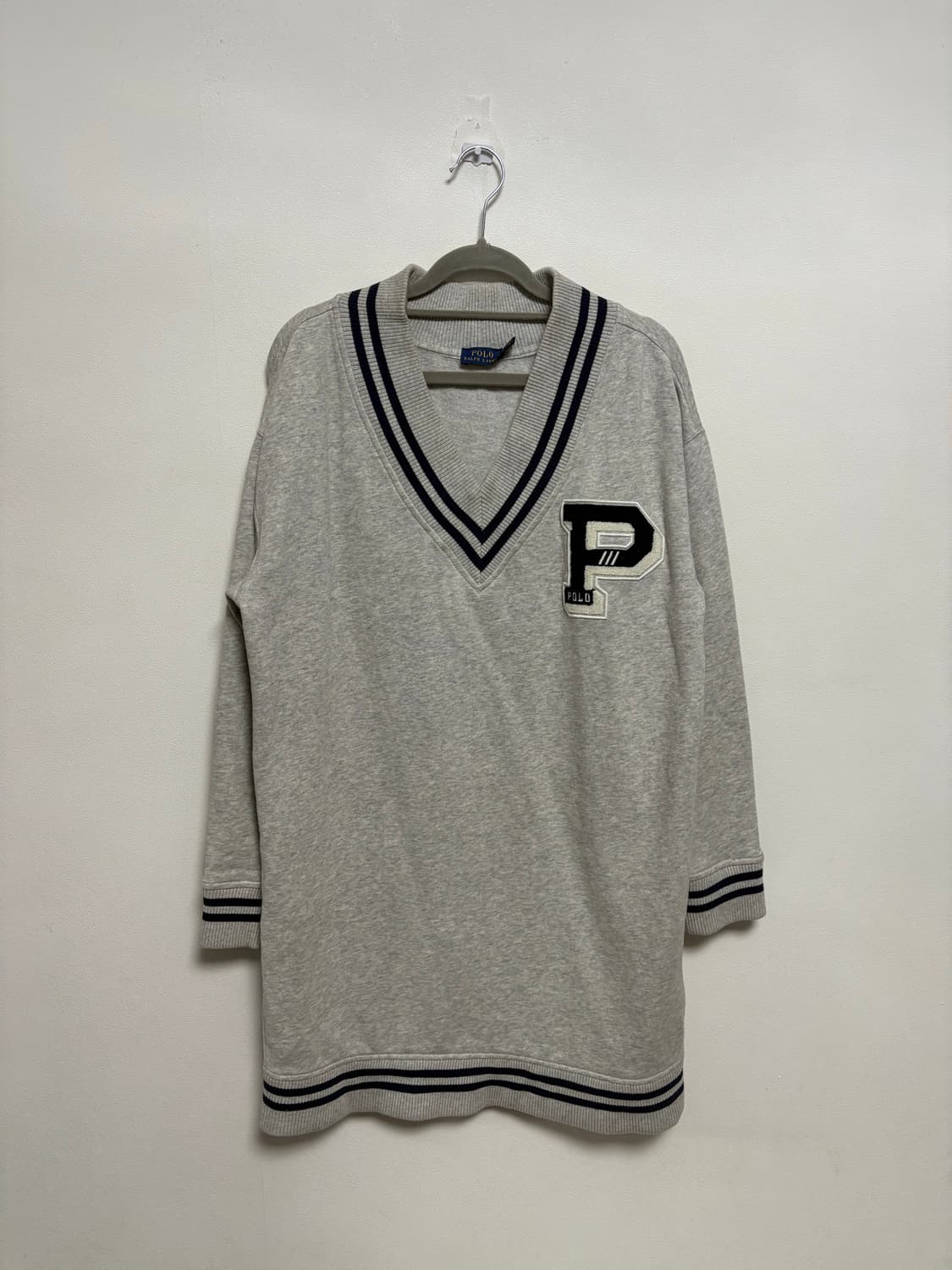 폴로 랄프로렌 신형 브이넥 럭비 맨투맨 원피스 상품이미지2