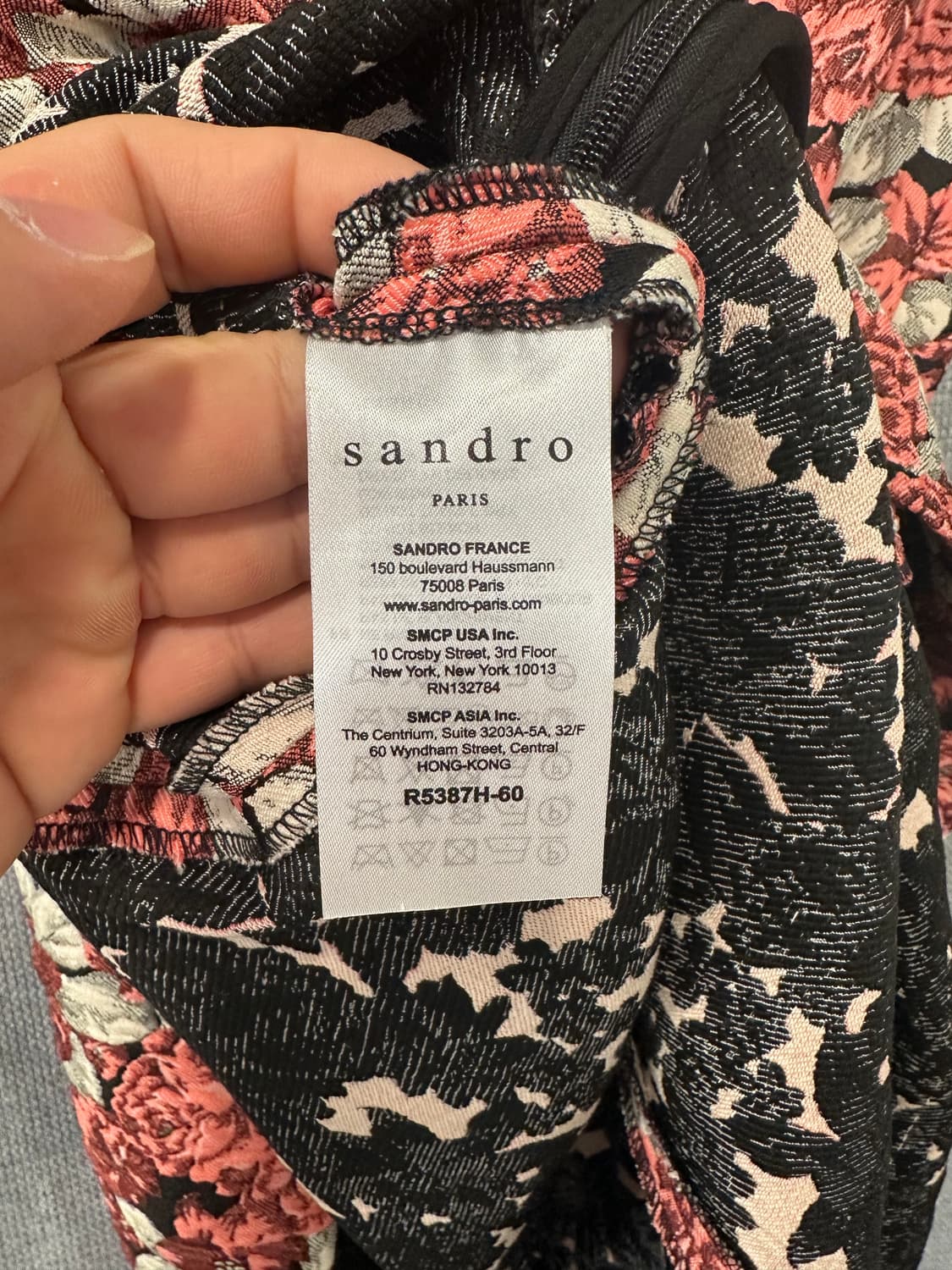 새) 산드로 sandro 플라워 패턴 원피스 상품이미지6