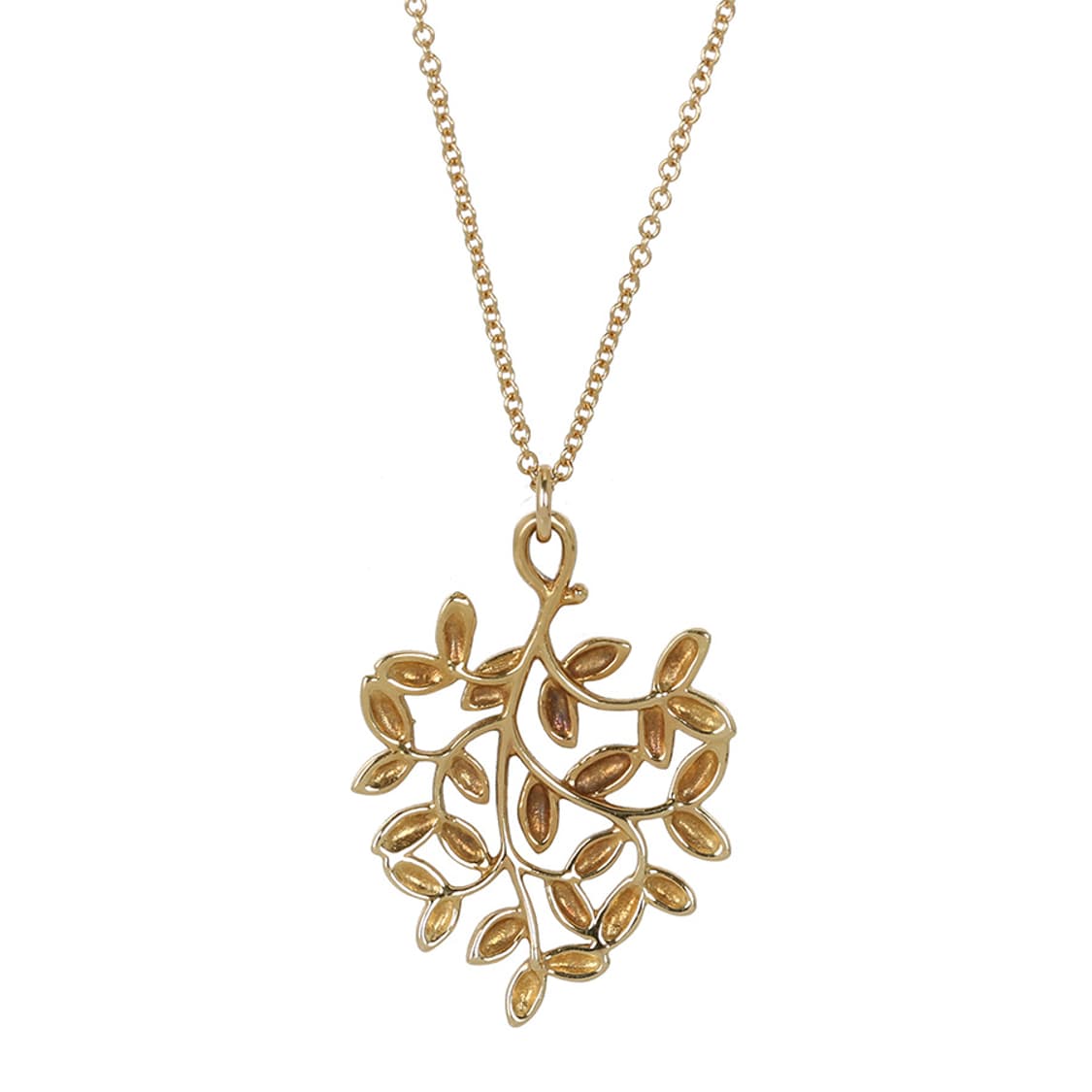 티파니 팔로마 피카소 올리브 리프 네크리스 18K 옐로우골드 목걸이 상품이미지9